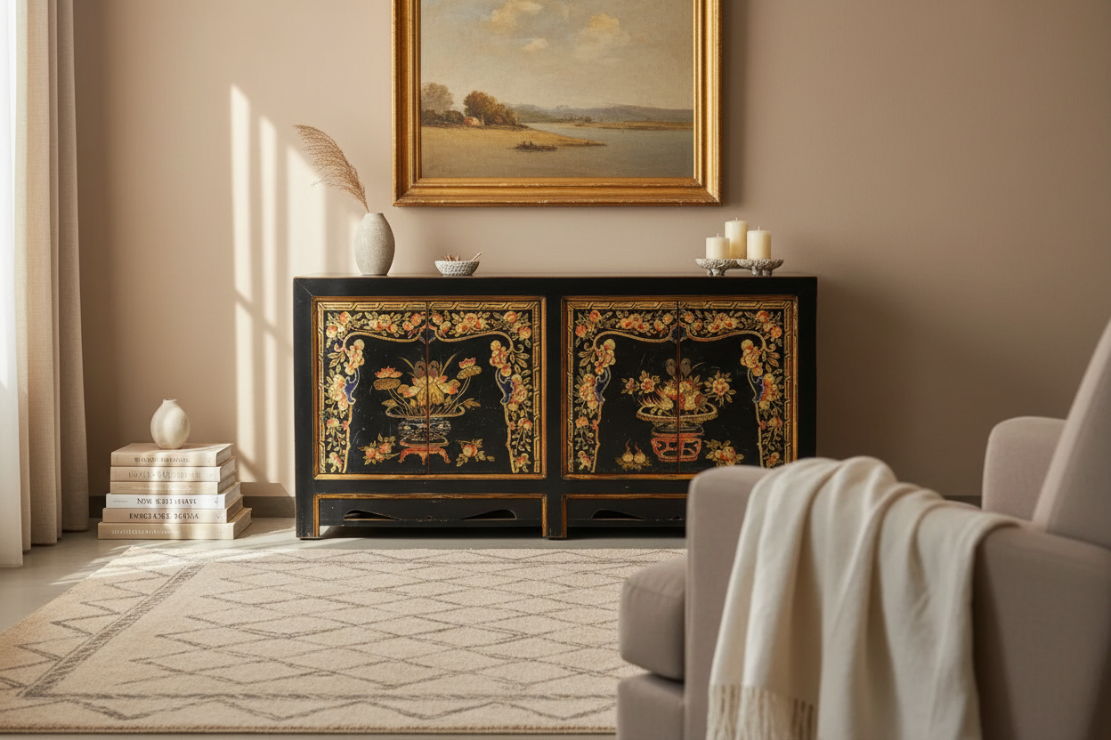 MADIA MONGOLIA IN LACCA DECORATA