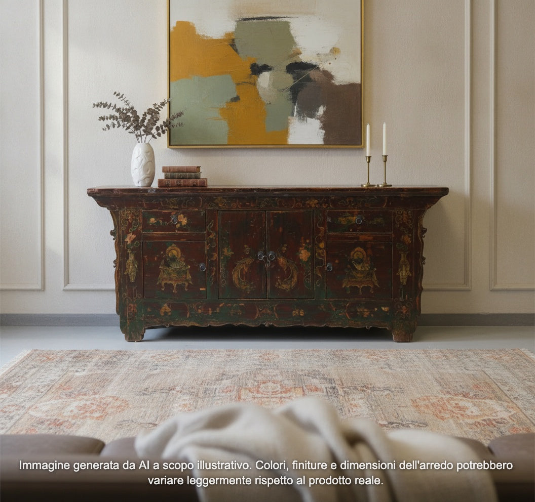 CREDENZA CINESE DEL GANZU AD ALTARE