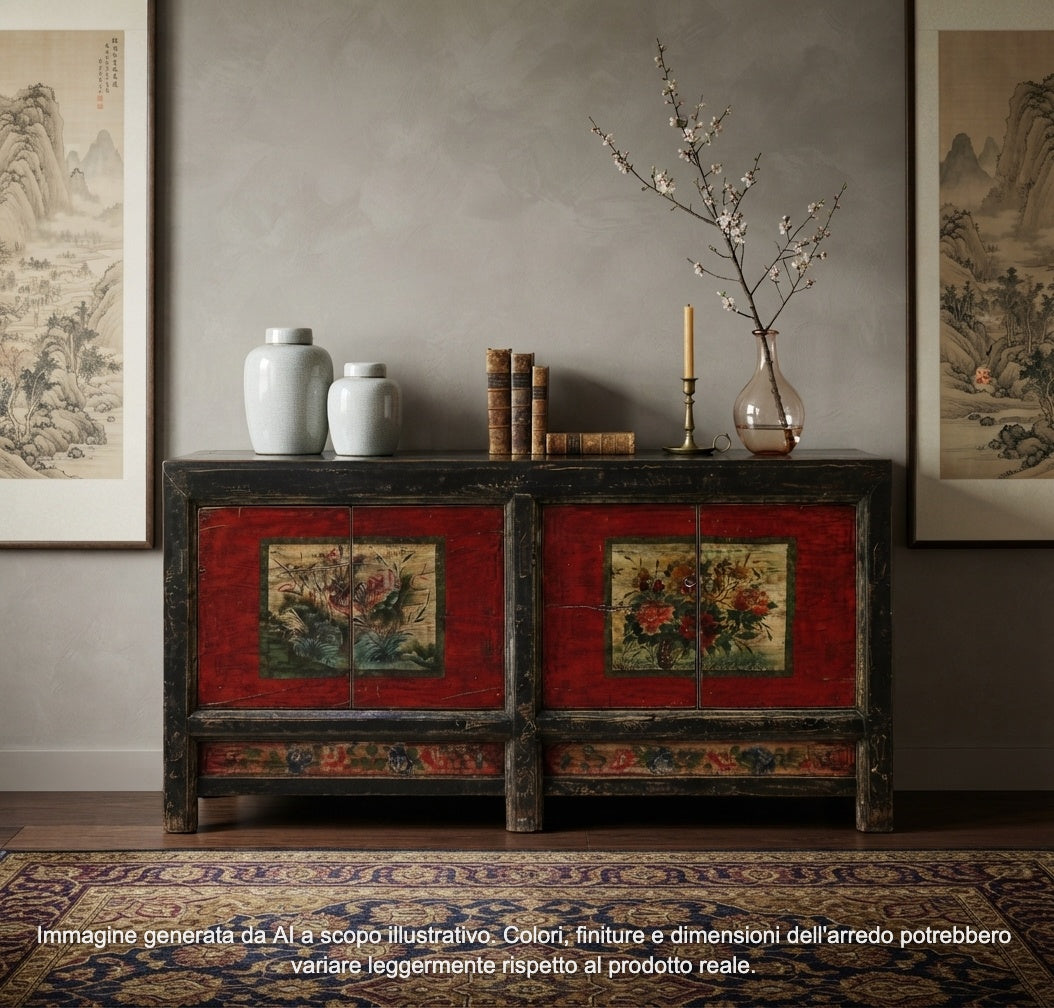 MADIA MONGOLIA 2 PANNELLI DECORATI