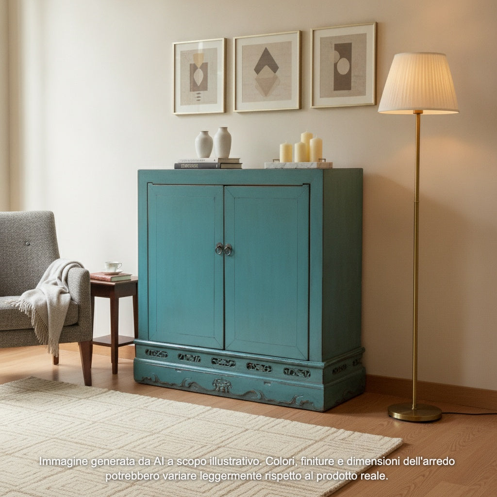 BOOKCASE CINESE LACCATO