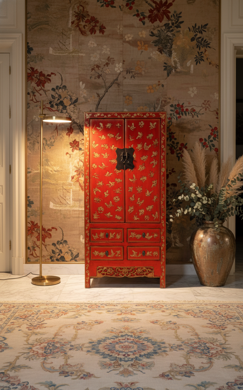 STRETTO ARMADIO CINESE DELLO SHANXI