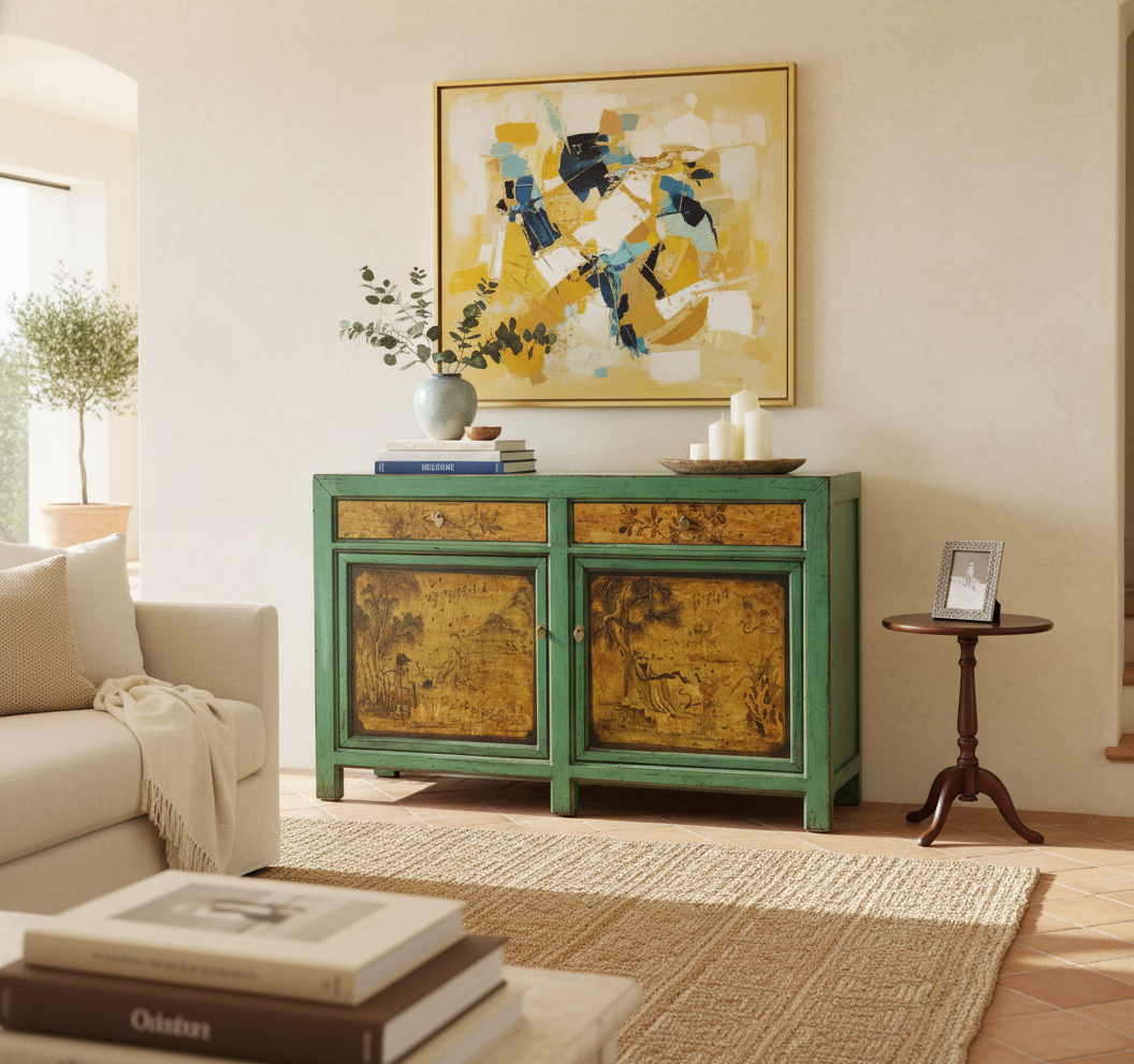 CREDENZA GANZU 2C2P DECORATI