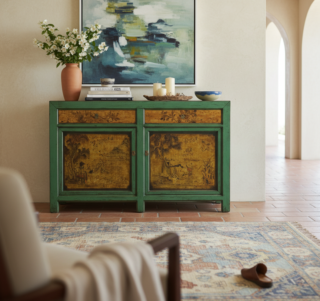 CREDENZA GANZU 2C2P DECORATI