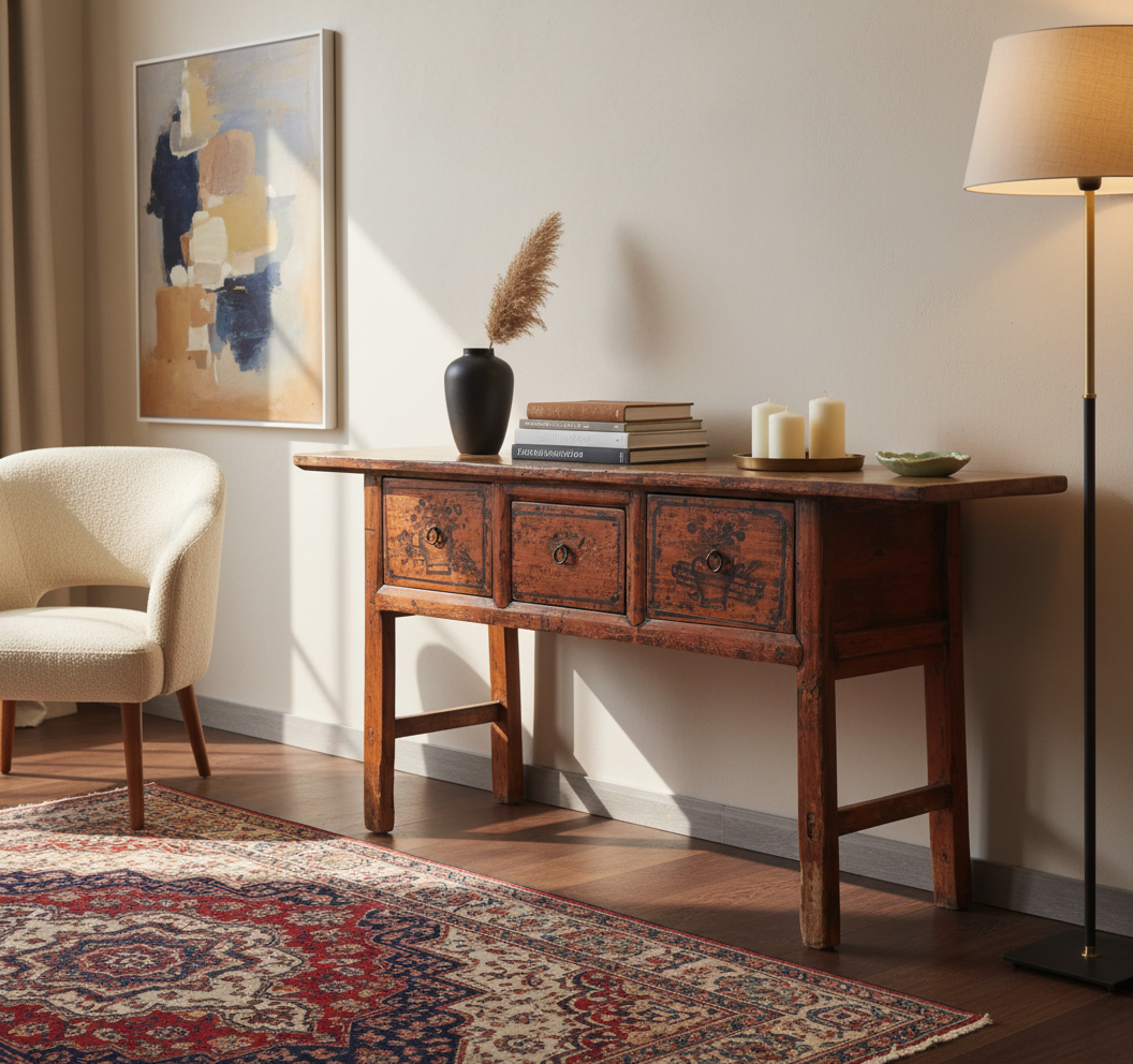 CONSOLLE CINESE TOP AGGETTANTE 3C DECORATI