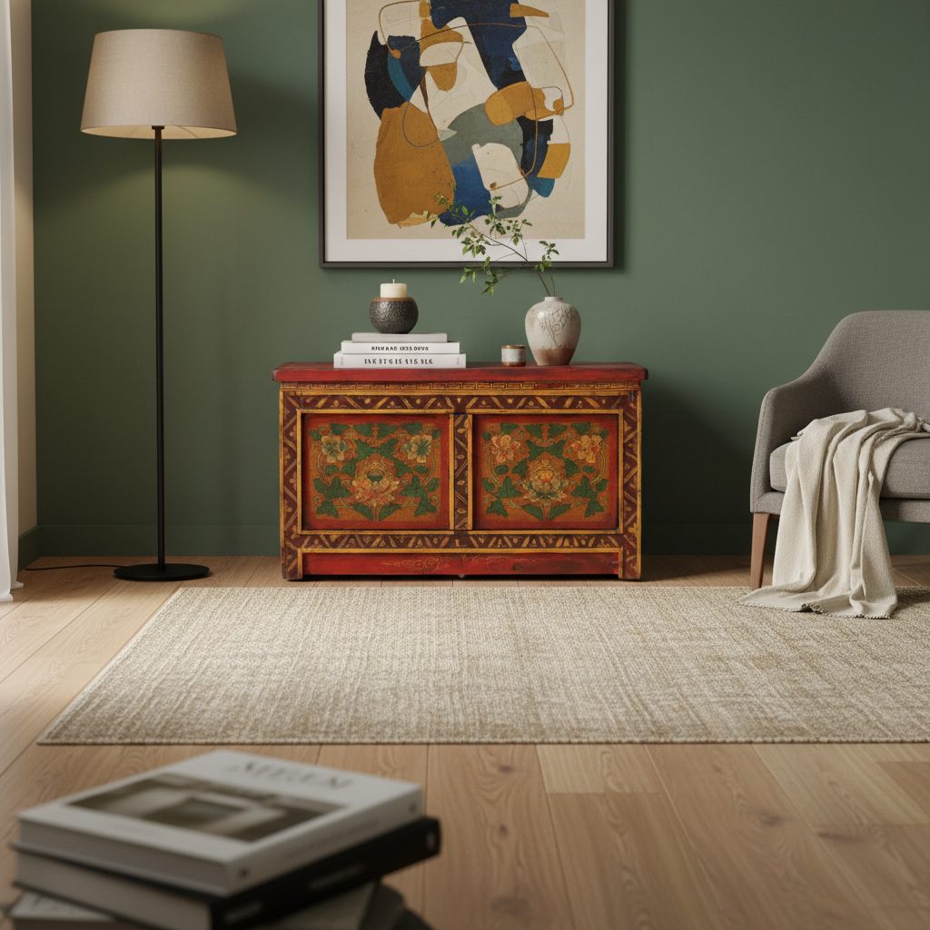 TAVOLINO DA PREGHIERA TIBETANO