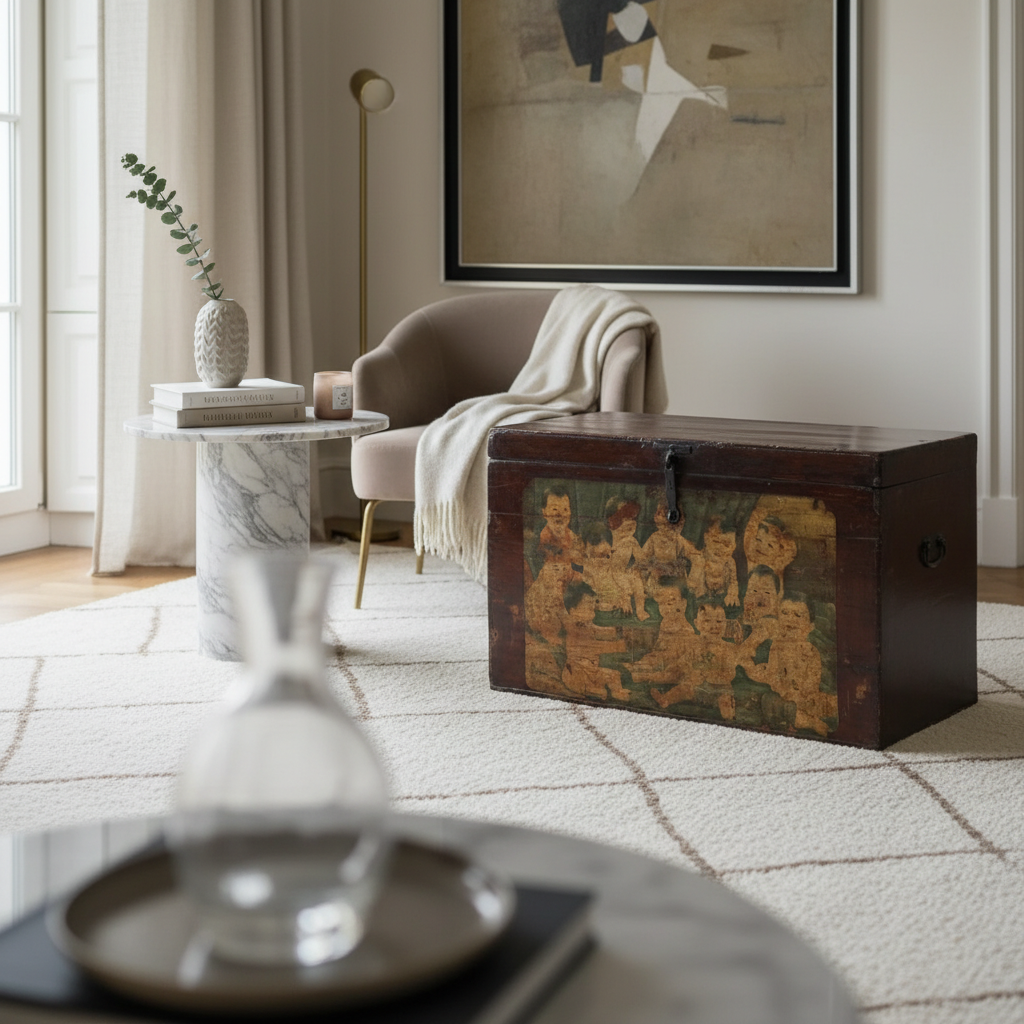 BAULE CINESE OPERA DI PECHINO