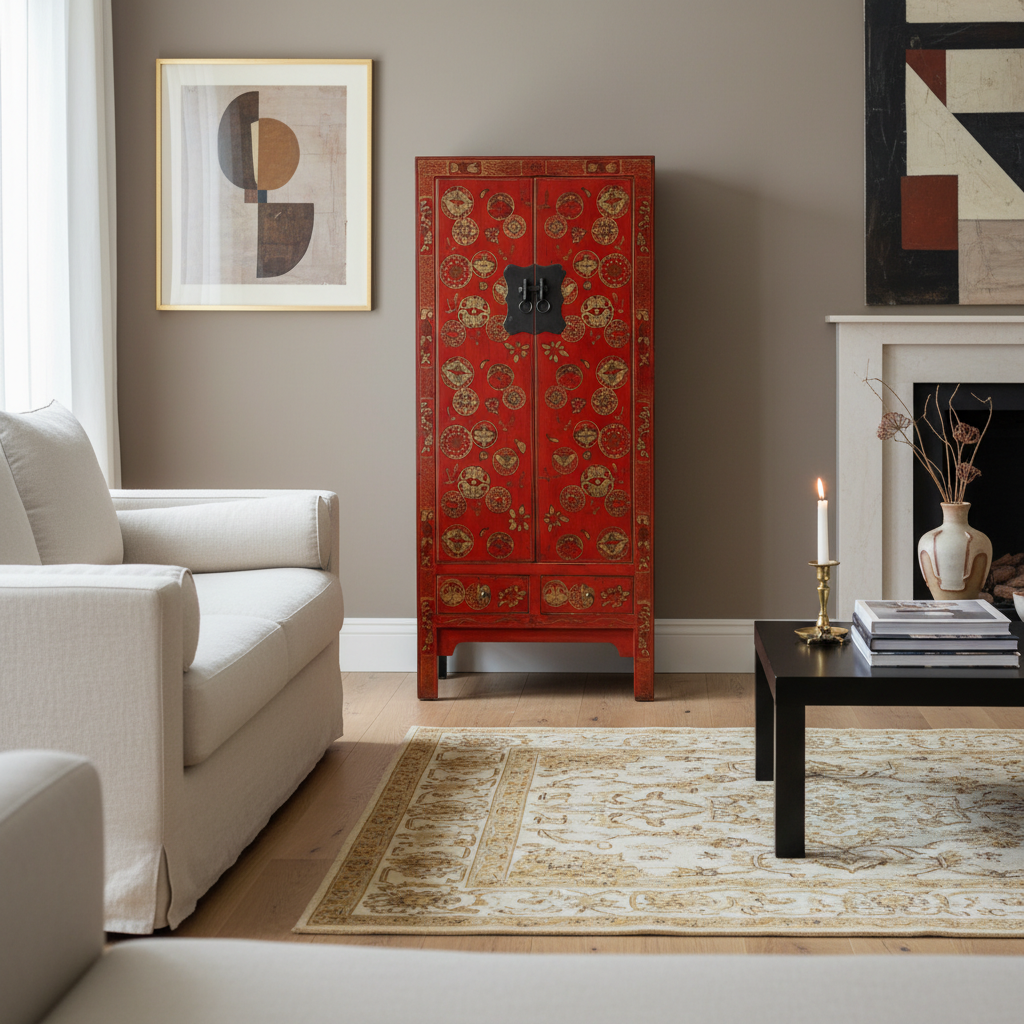 STRETTO ARMADIO SHANXI DECORATO