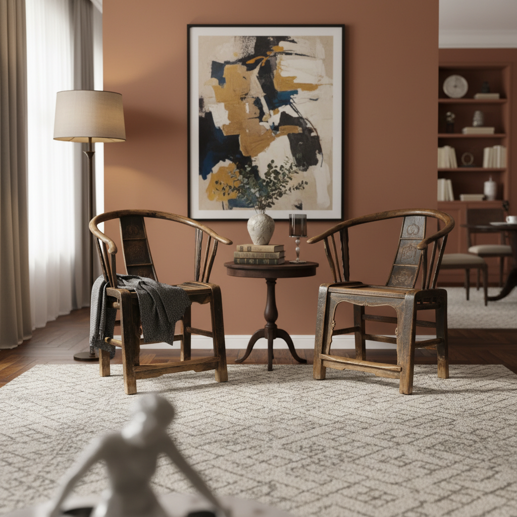 SEDIA CINESE A POZZETTO OLMO NATURALE