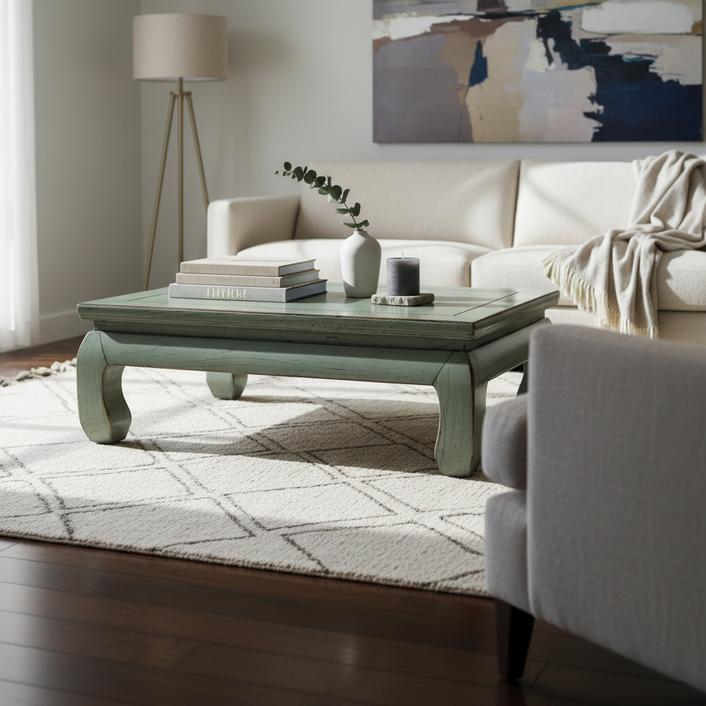 TAVOLINO KANG CINESE GAMBE ARCUATE