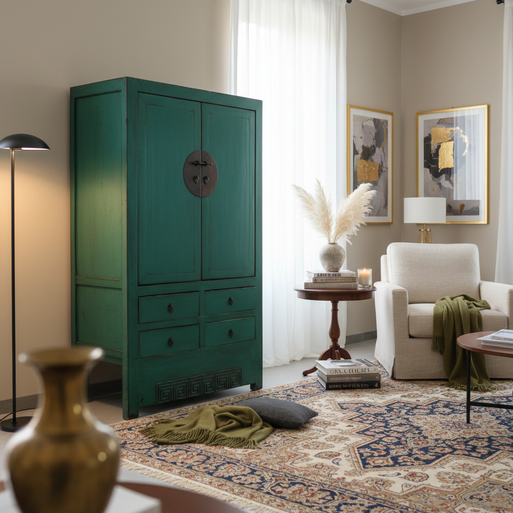 ARMADIO CINESE LACCATO