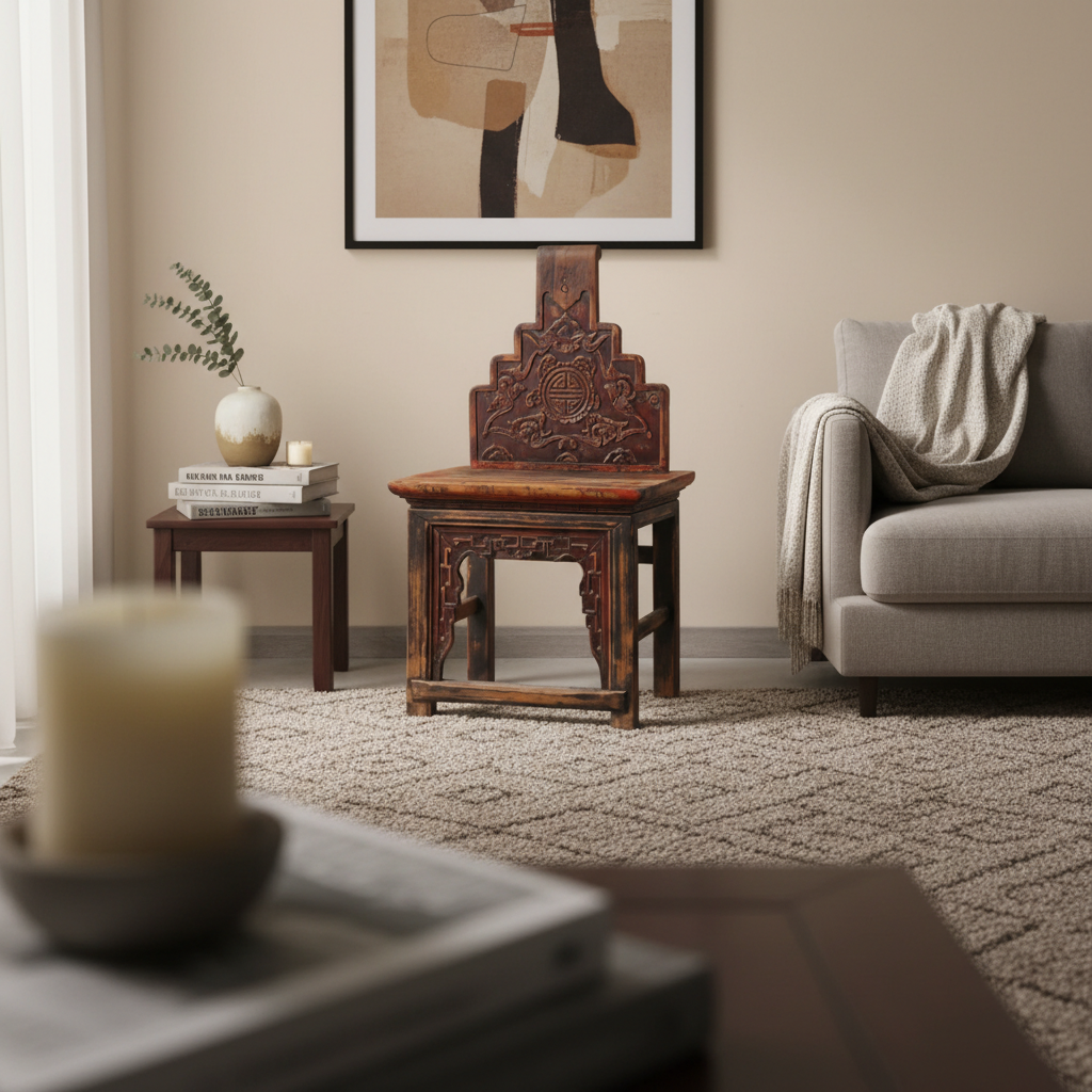 SEDIA CINESE DEL GUANXI A PAGODA