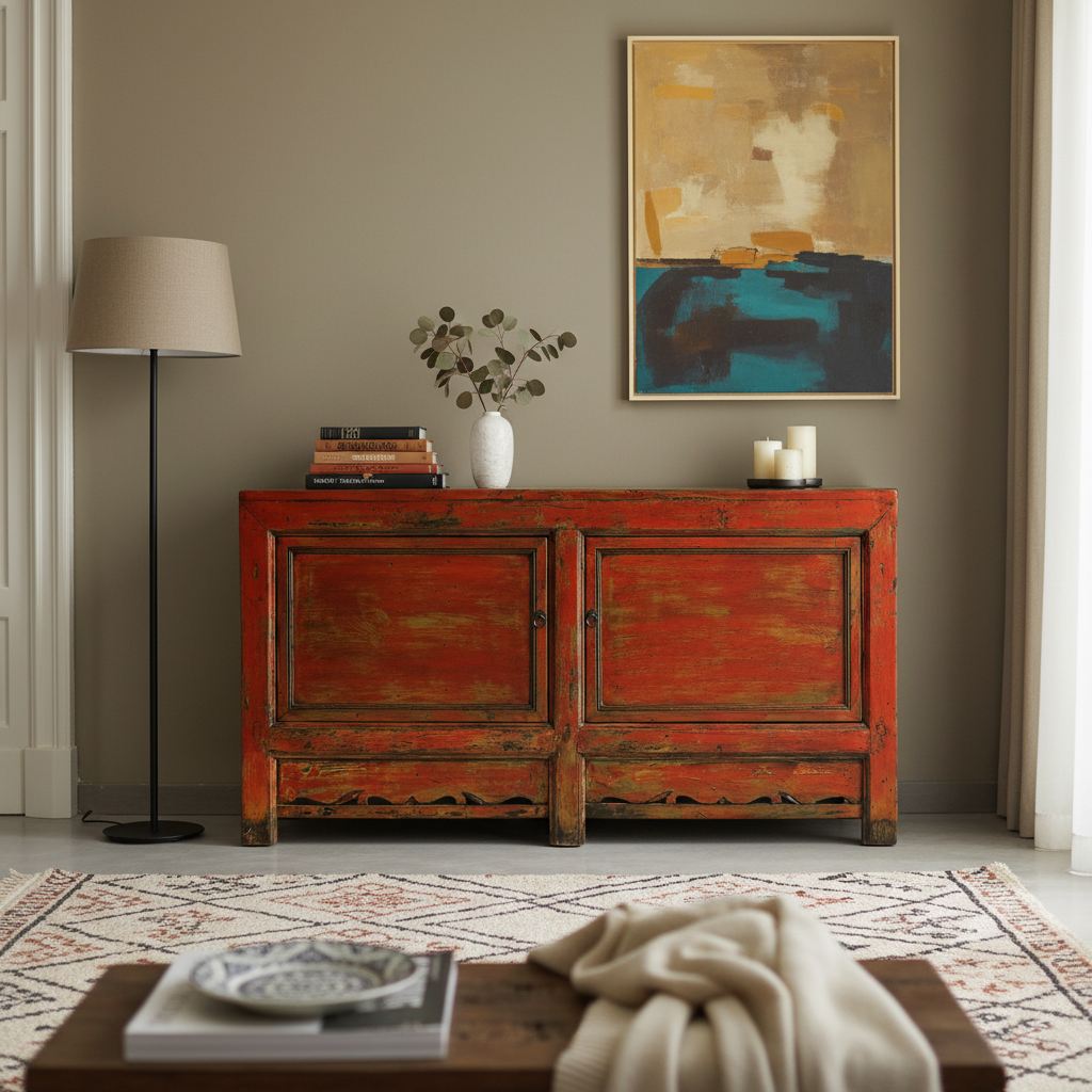 MADIA CINESE LACCATA 2 PANNELLI