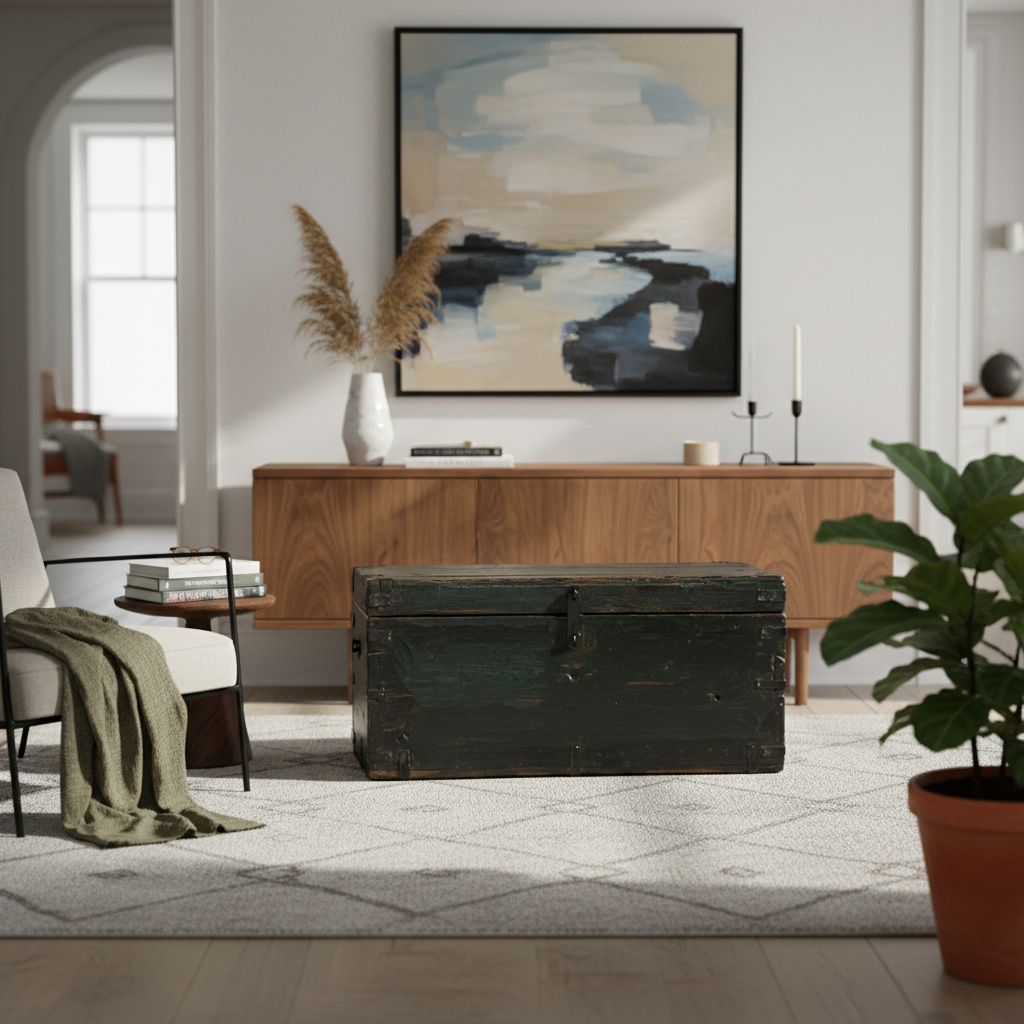 BAULE CINESE OLMO SCURO