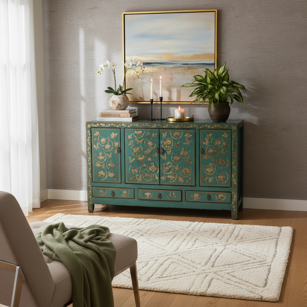 BUFFET SHANXI LACCA DECORATA