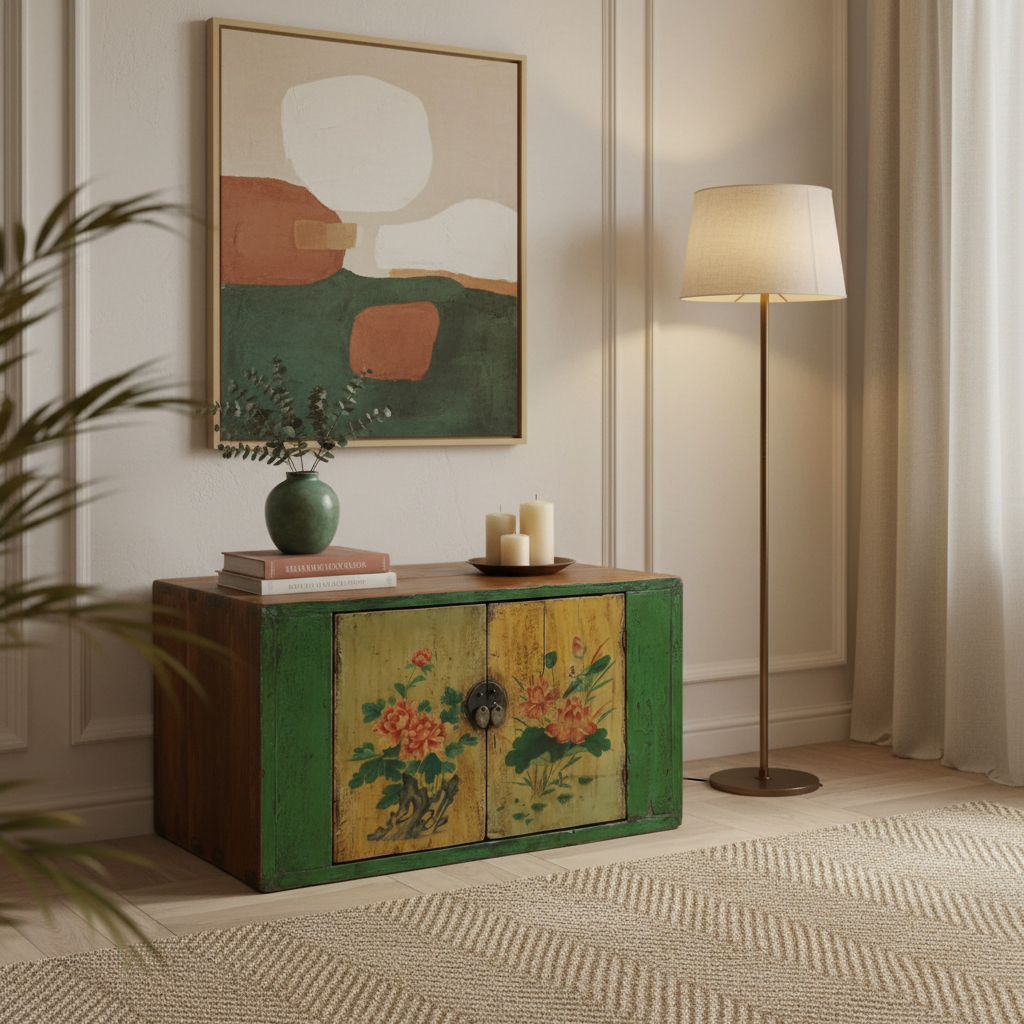 CASSA MONGOLIA DUE ANTE DECORATE