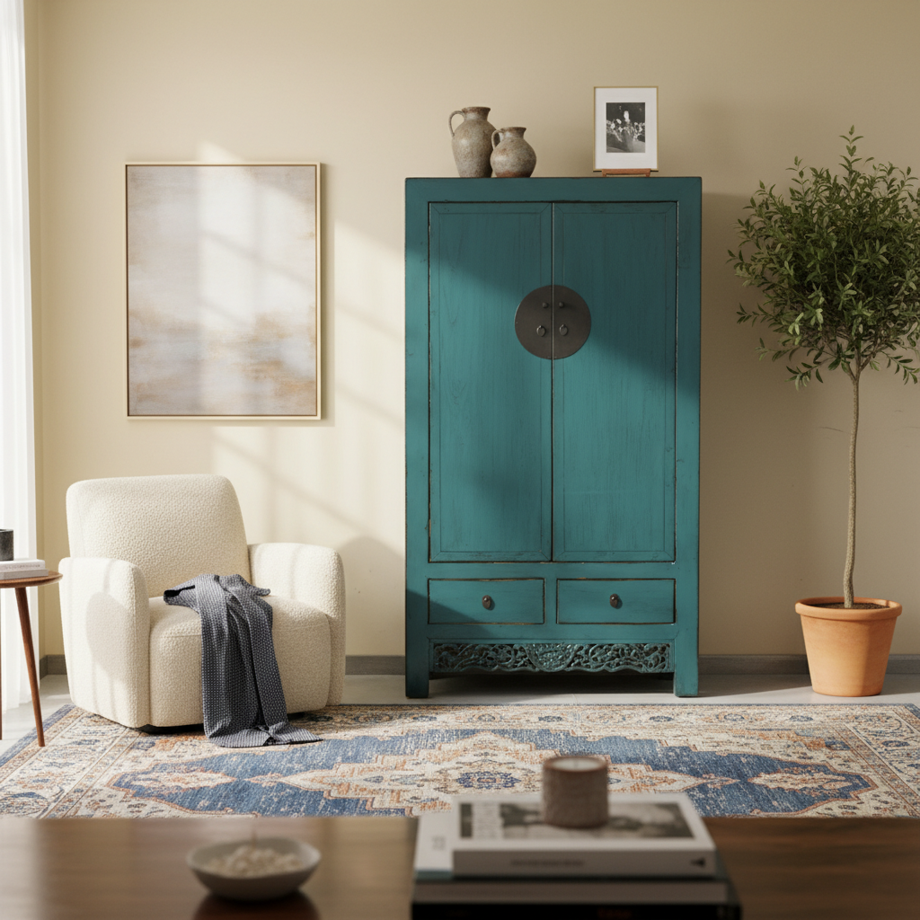 ARMADIO CINESE LACCA OTTANIO