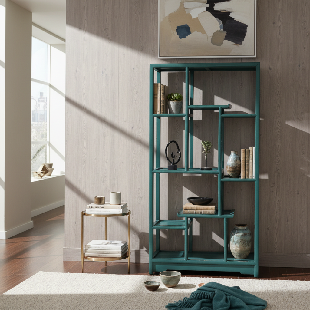 LIBRERIA ASIMMETRICA LACCATA