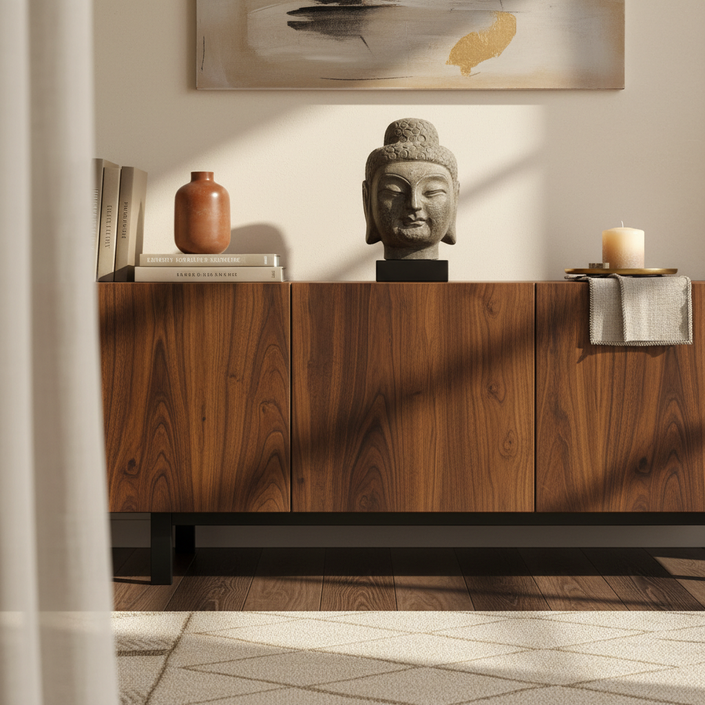 PICCOLA TESTA DI BUDDHA CINESE IN PIETRA