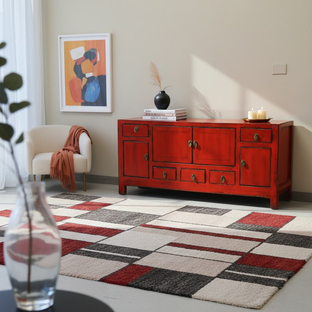 CASSAPANCA CINESE DI TIANJIN LACCATA