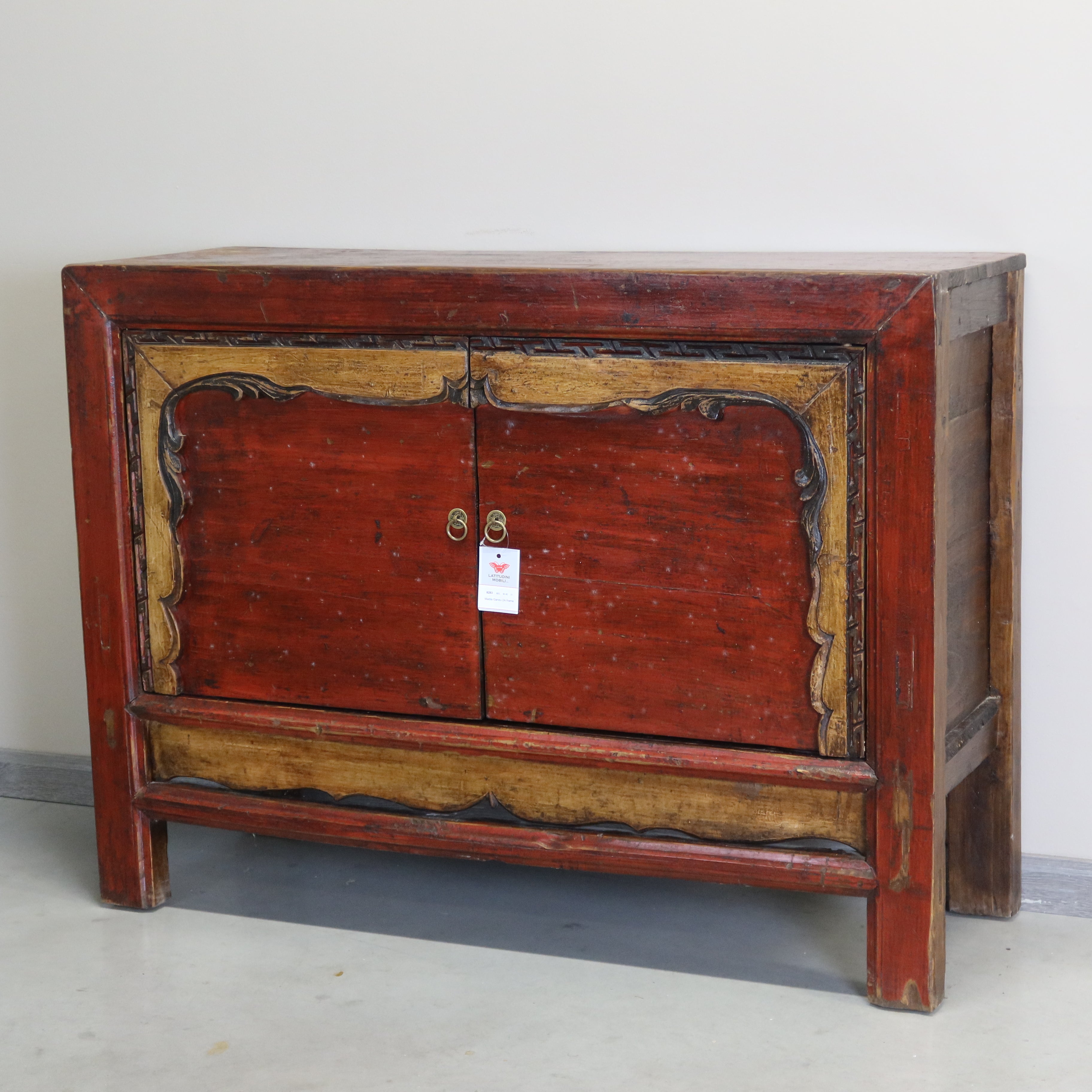 MADIA CINESE DEL GANZU ANTE CON FRAME INTAGLIATO