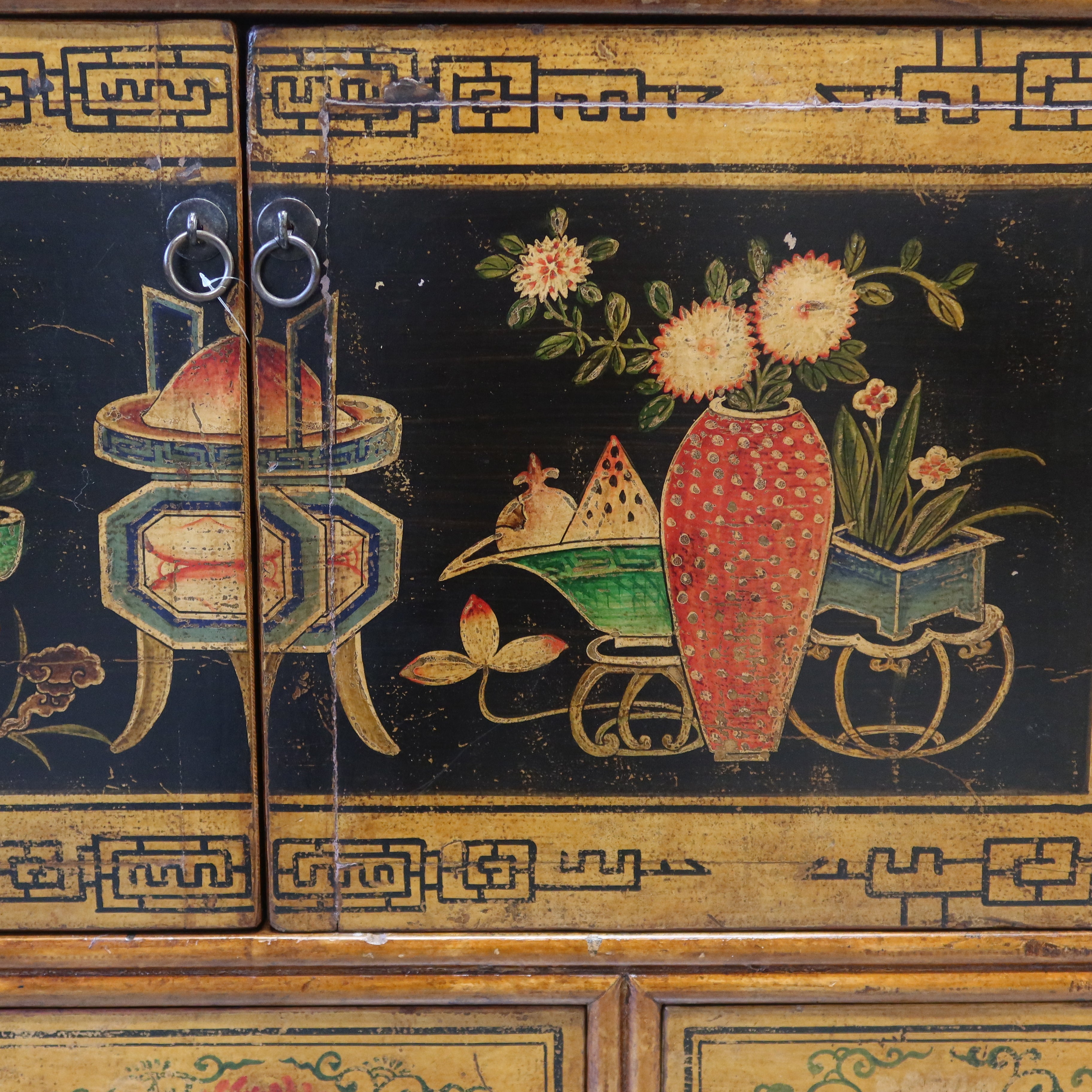 MADIA CINESE DEL GANZU DECORATA