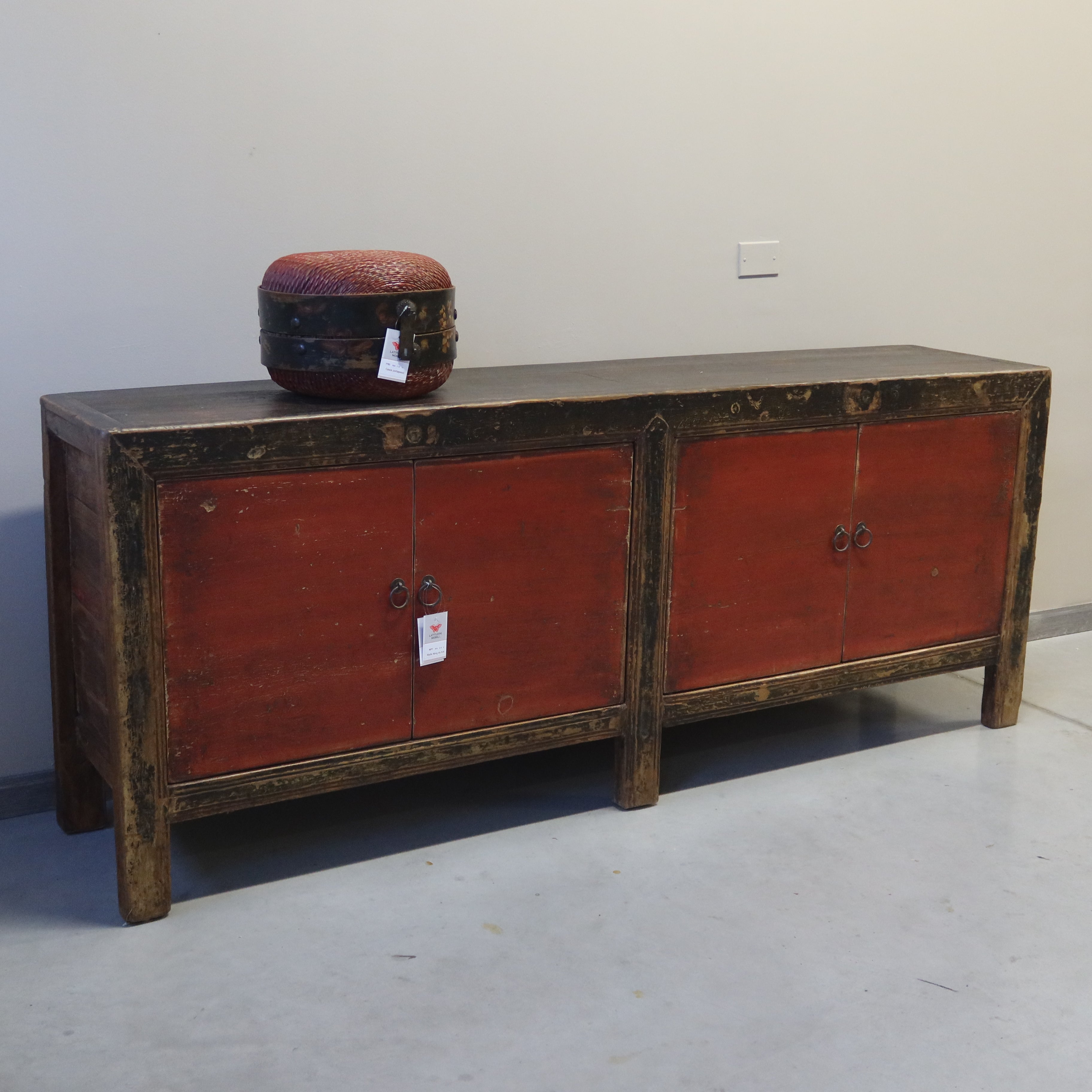 MADIA MONGOLIA 2 PANNELLI LACCA ROSSA