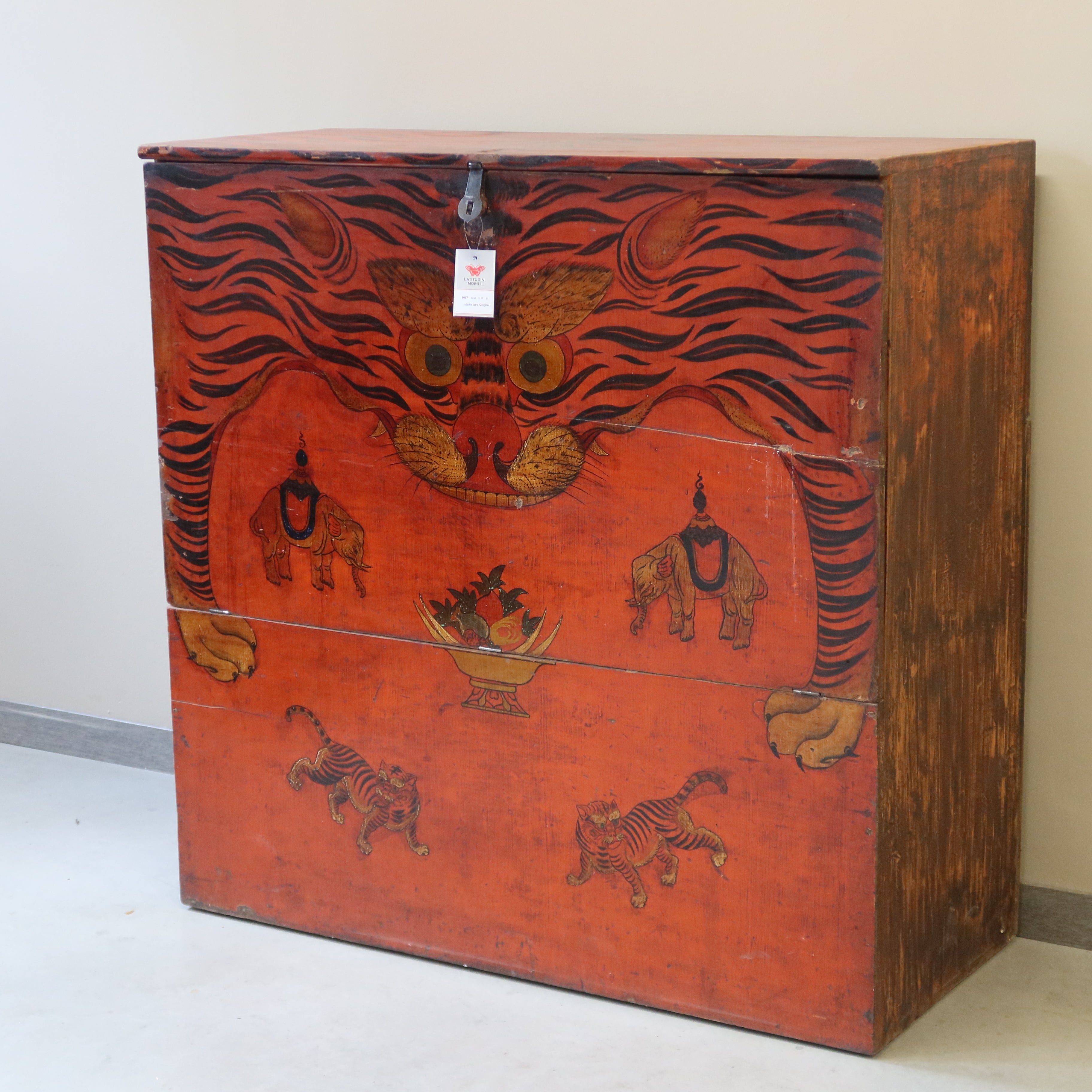 MADIA CINESE DEL QINGHAI DECORO TIGRE