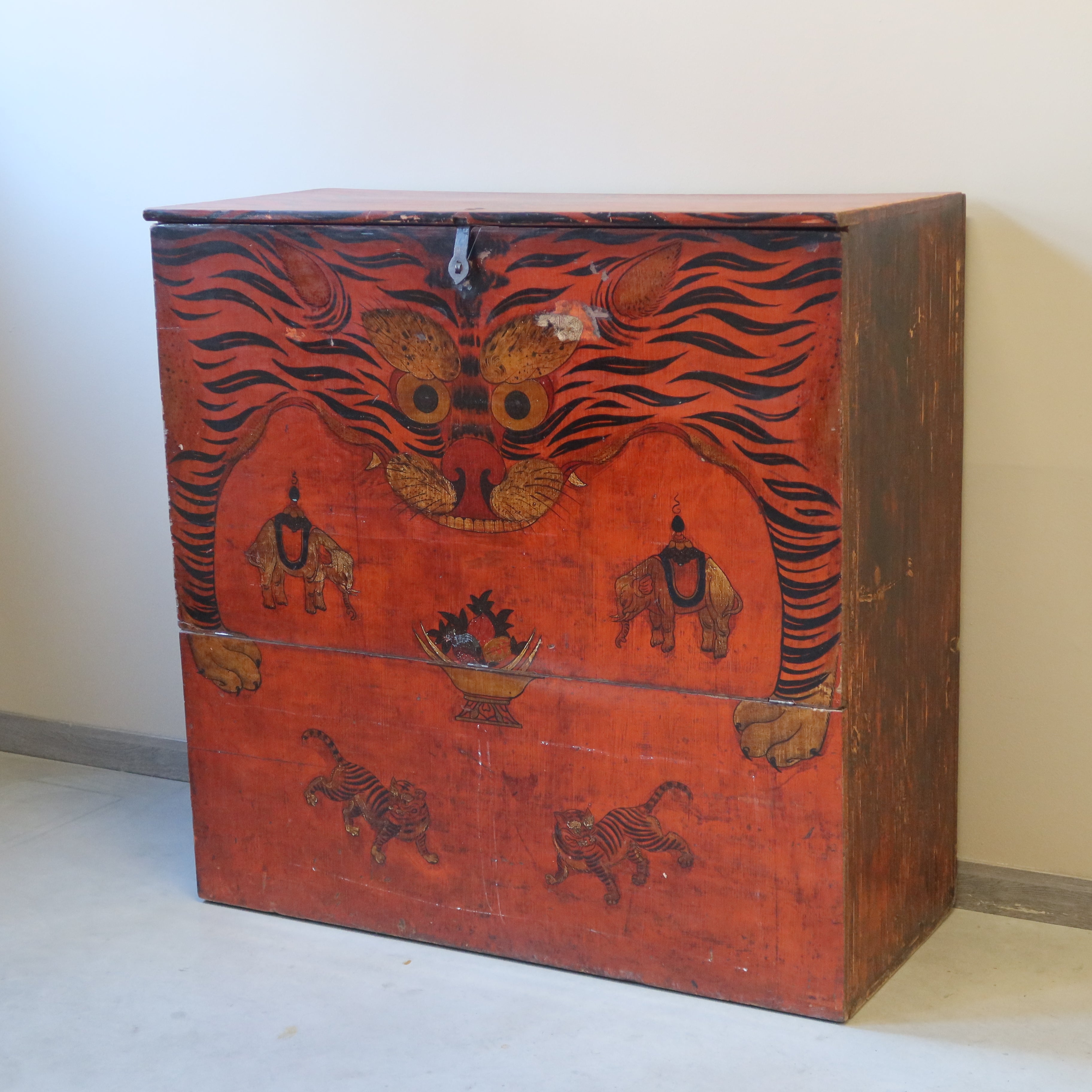 MADIA CINESE DEL QINGHAI DECORO TIGRE