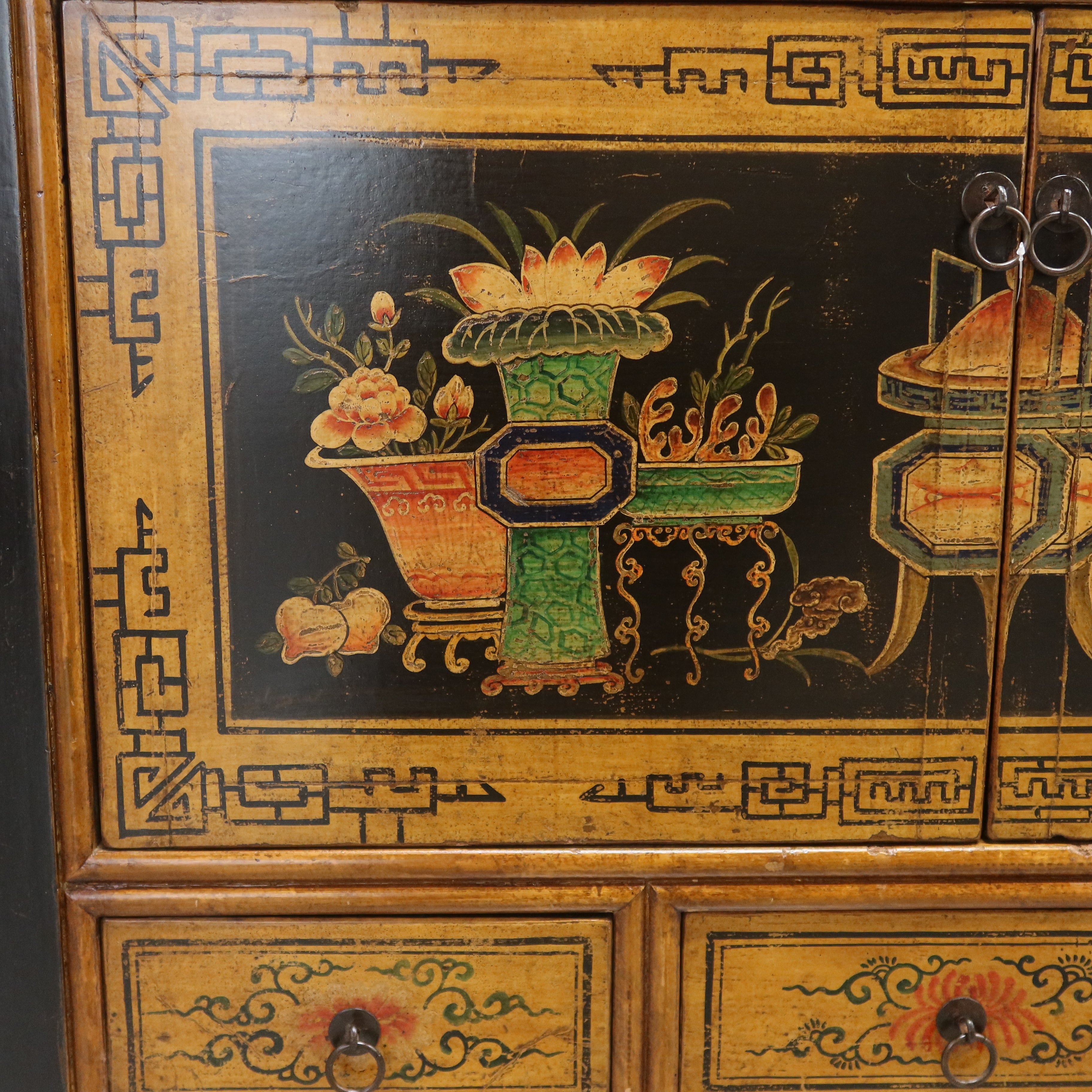 MADIA CINESE DEL GANZU DECORATA