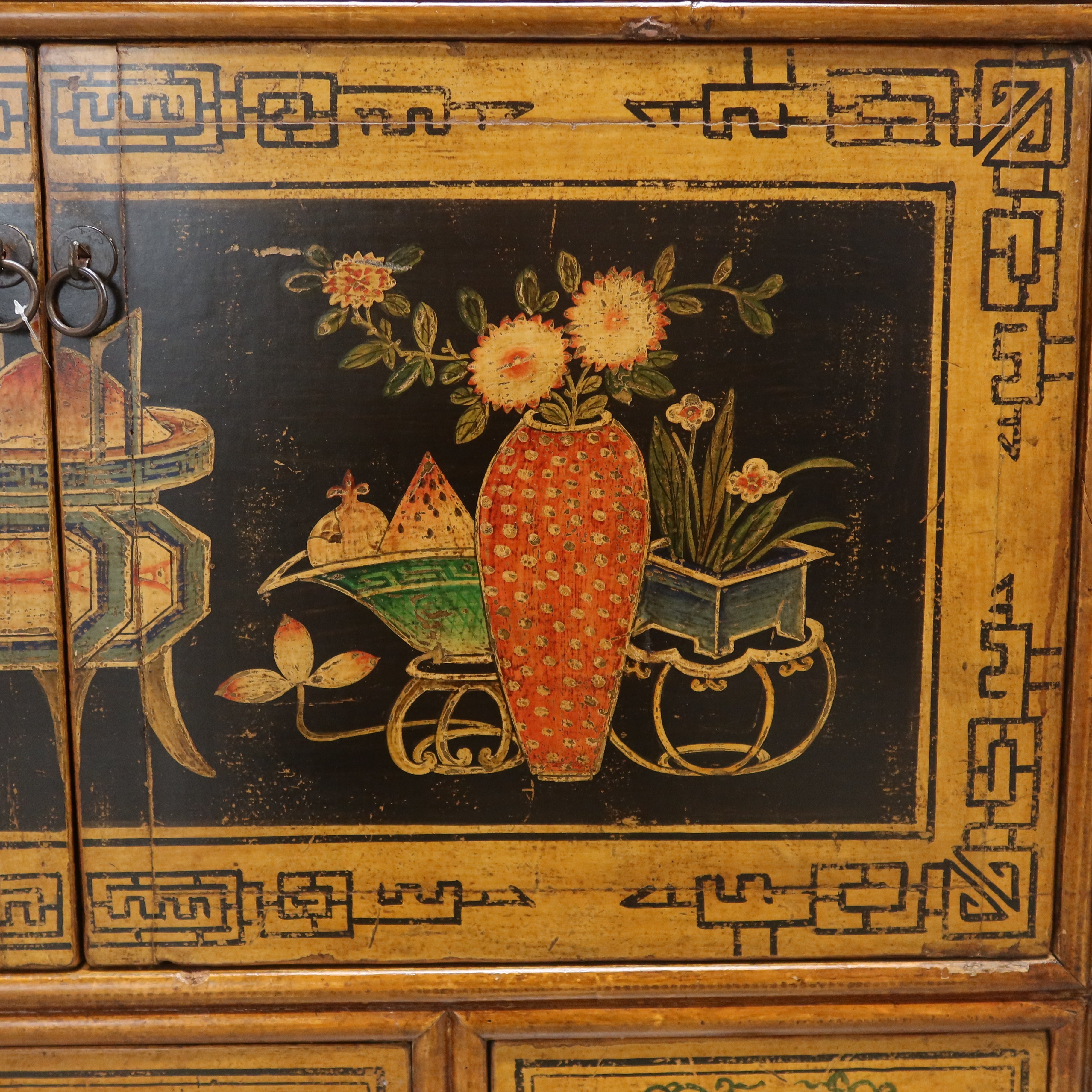 MADIA CINESE DEL GANZU DECORATA