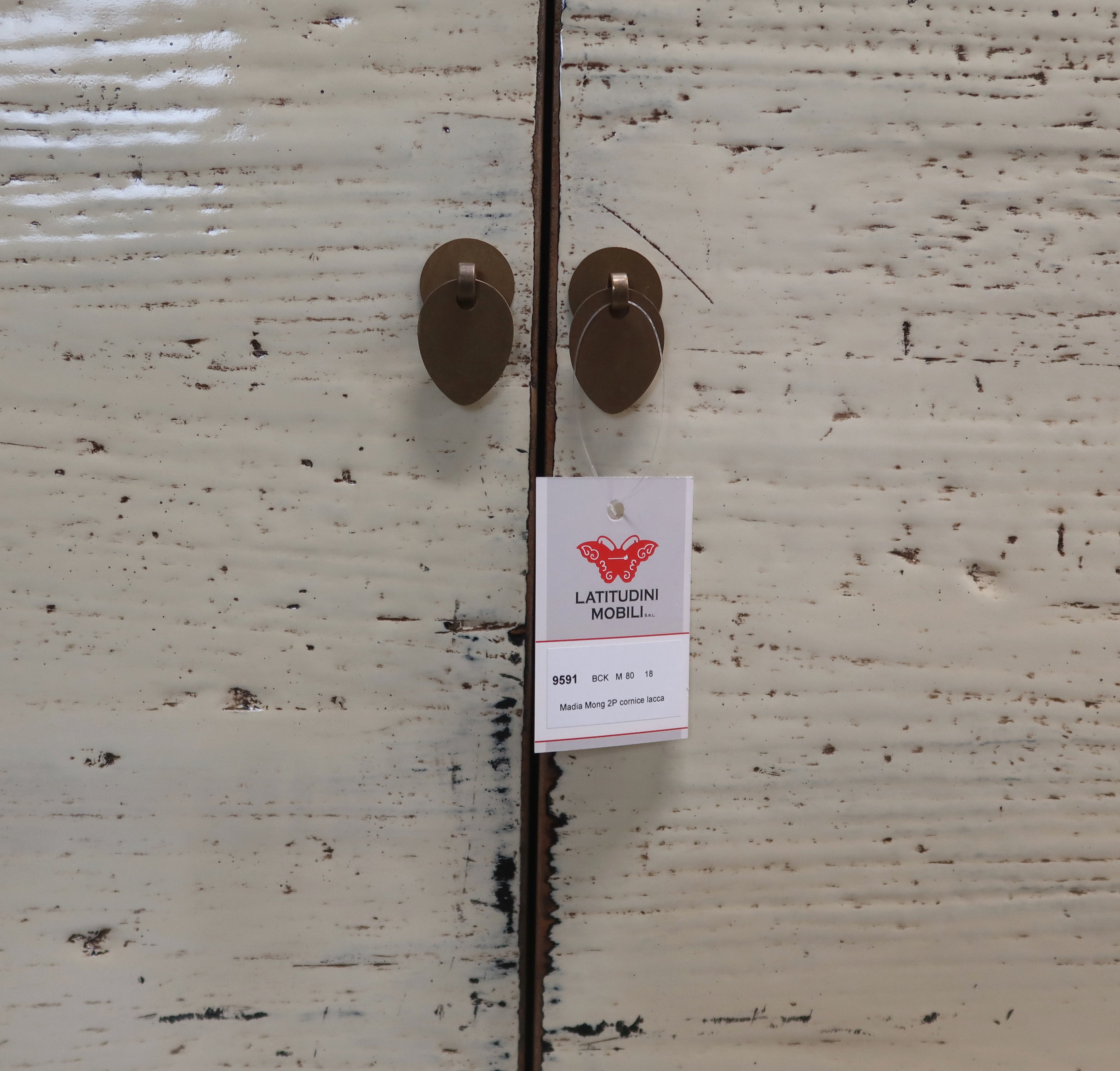 MADIA CINESE IN LACCA BIANCO AVORIO