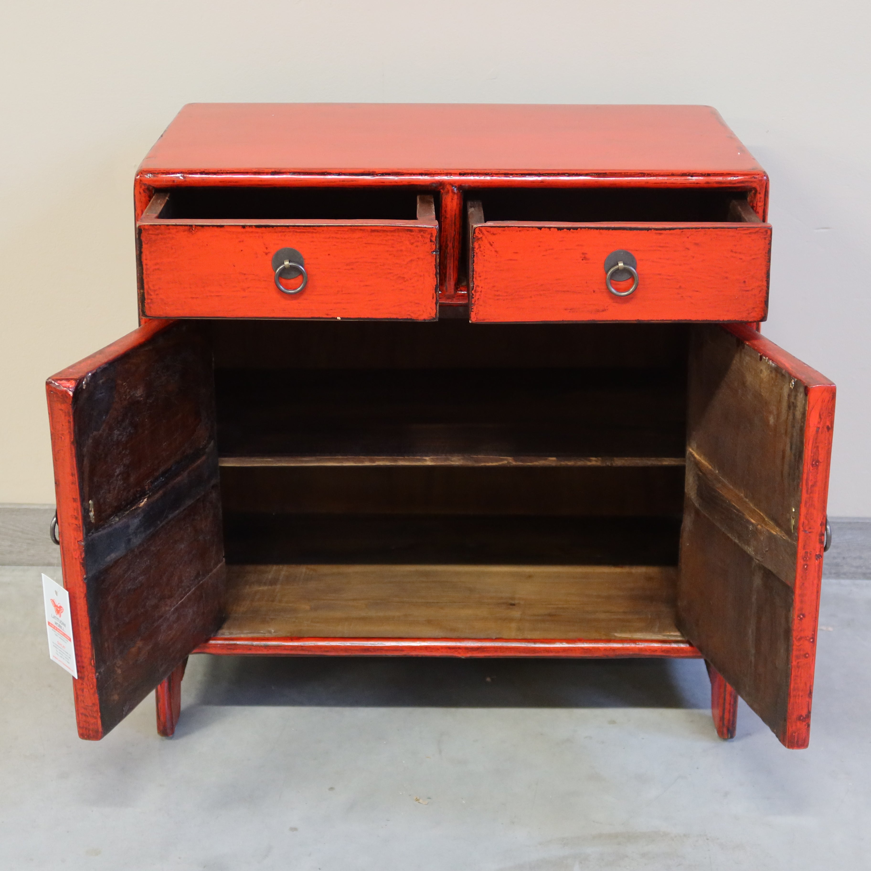 MOBILETTO CINESE LACCA ROSSA