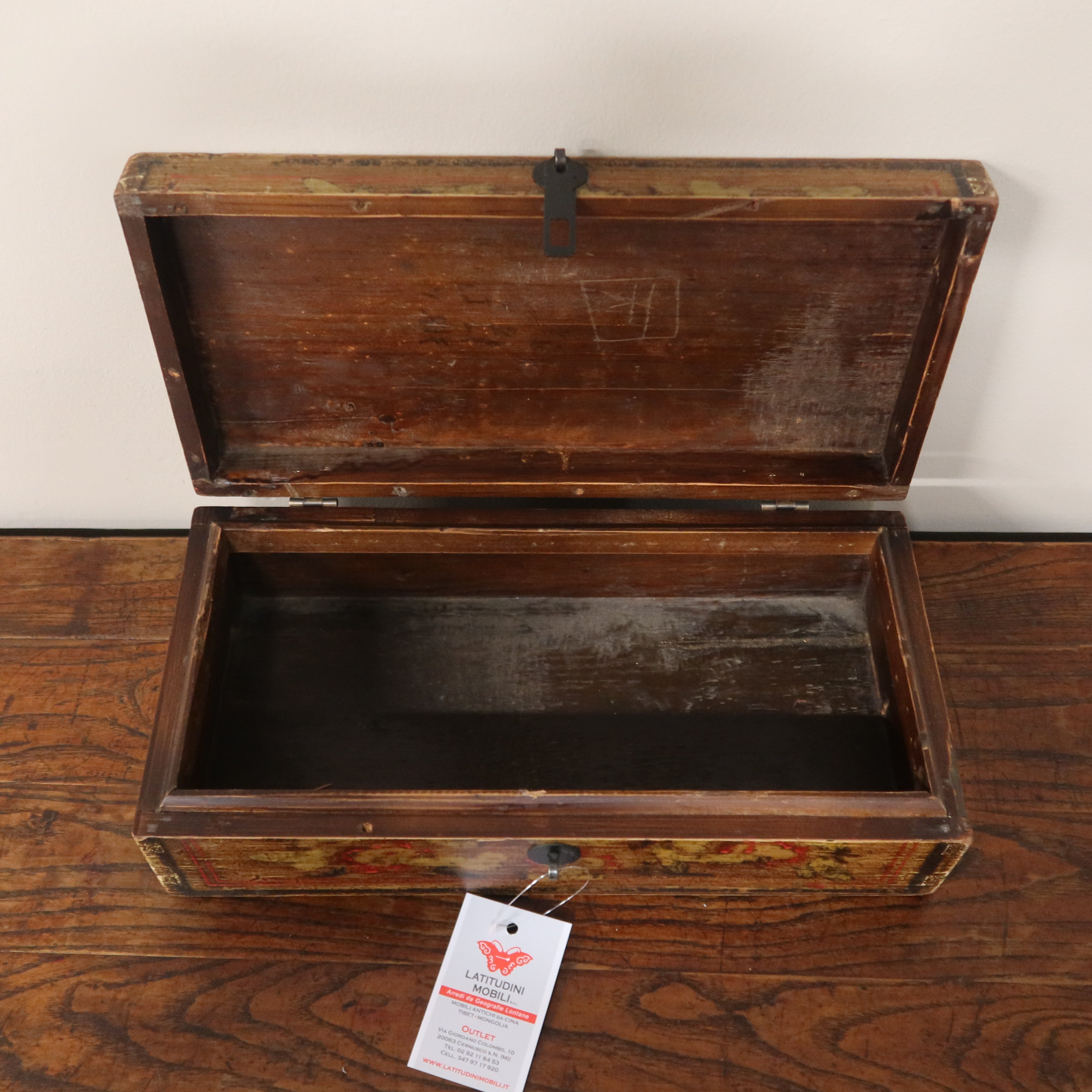 SCATOLA DECORATA DELLA MONGOLIA