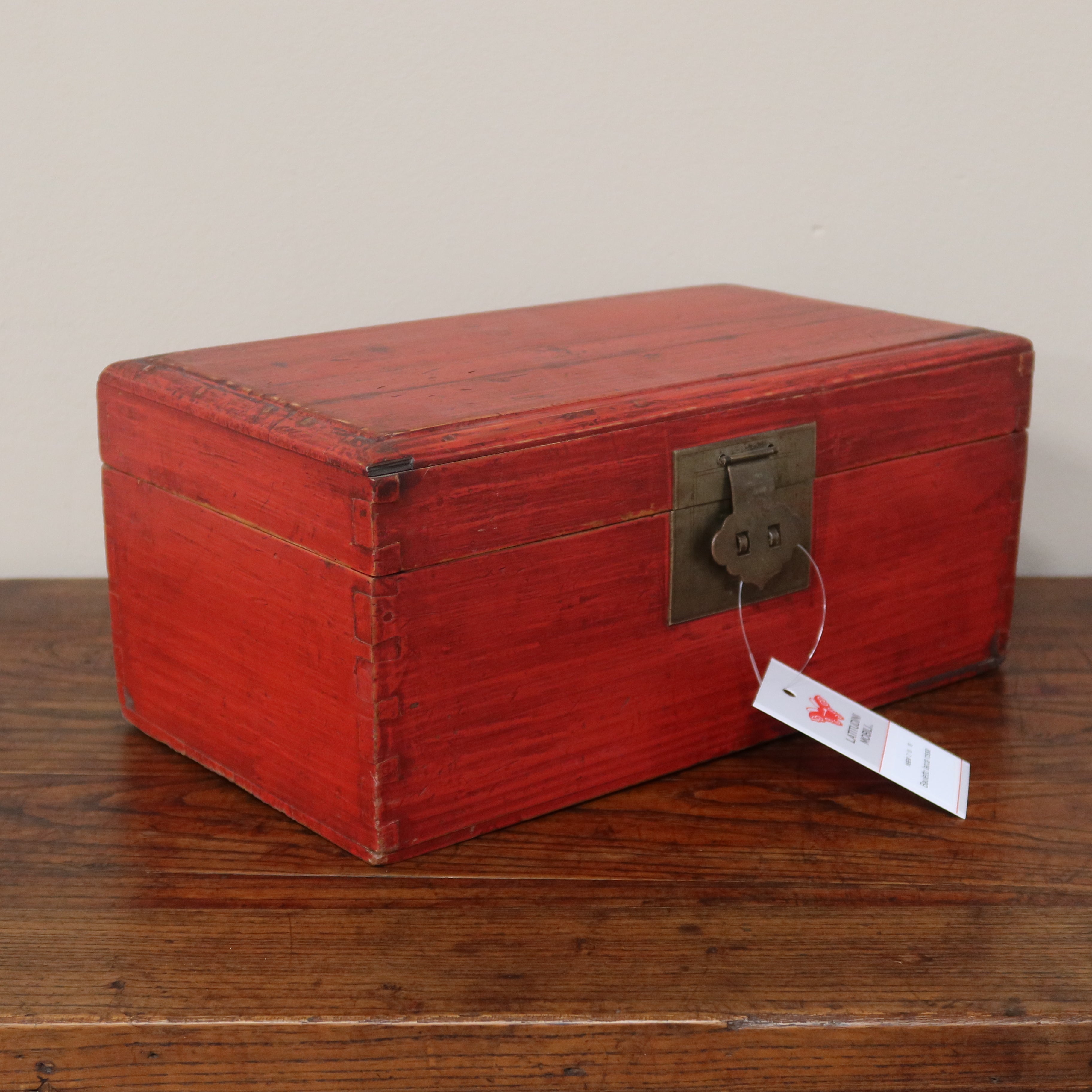 SCATOLA CINESE LACCA ROSSA