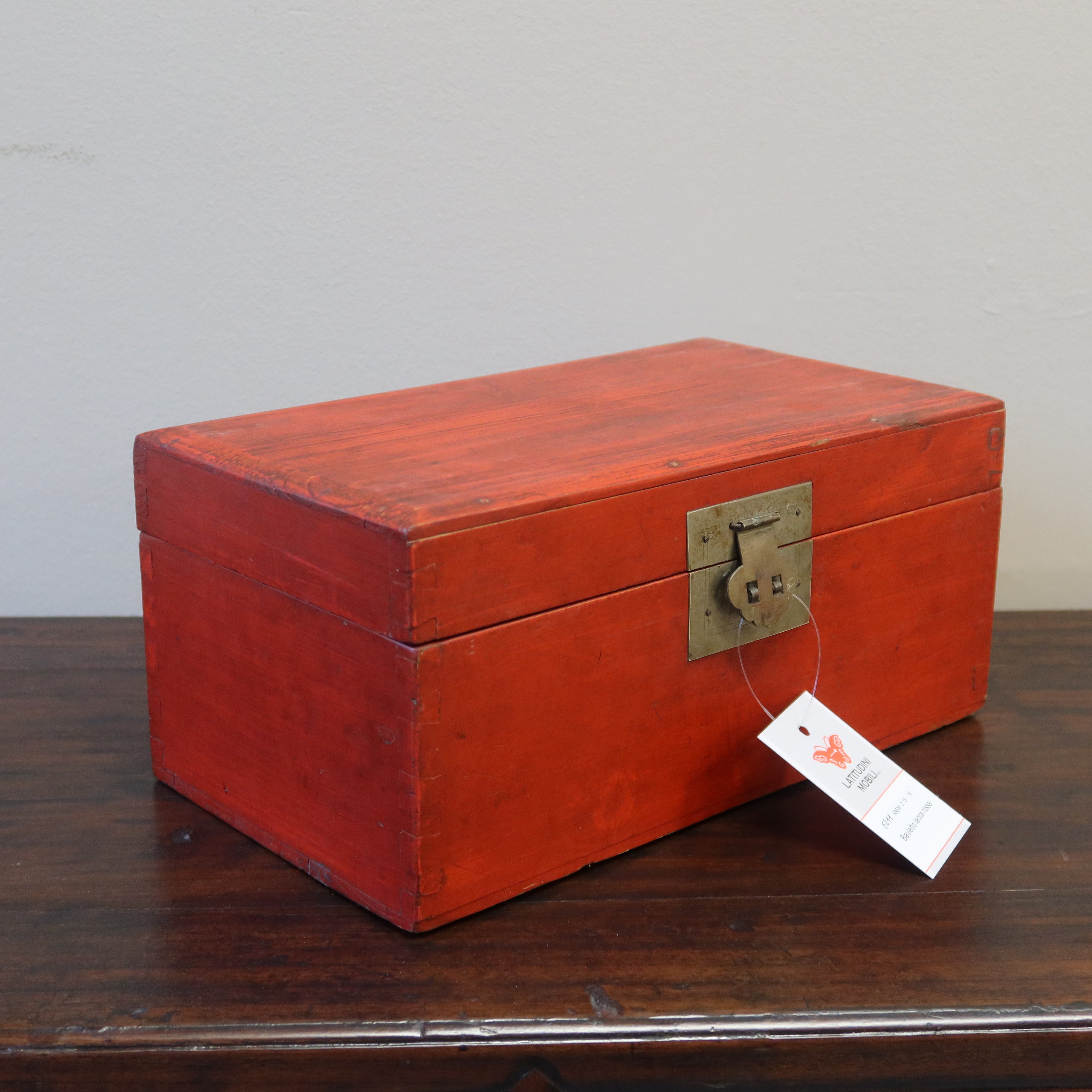 SCATOLA CINESE LACCA ROSSA