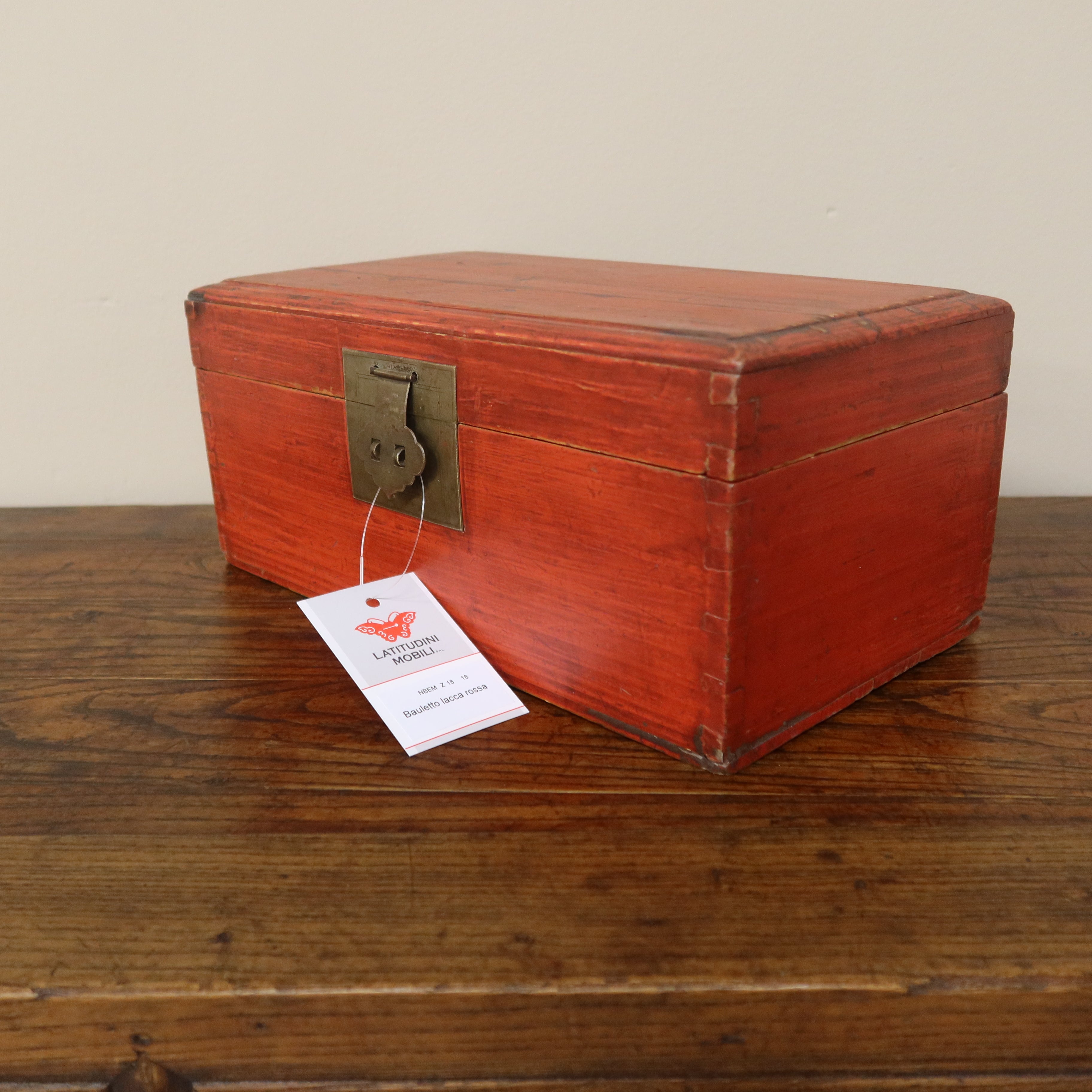 SCATOLA CINESE LACCA ROSSA