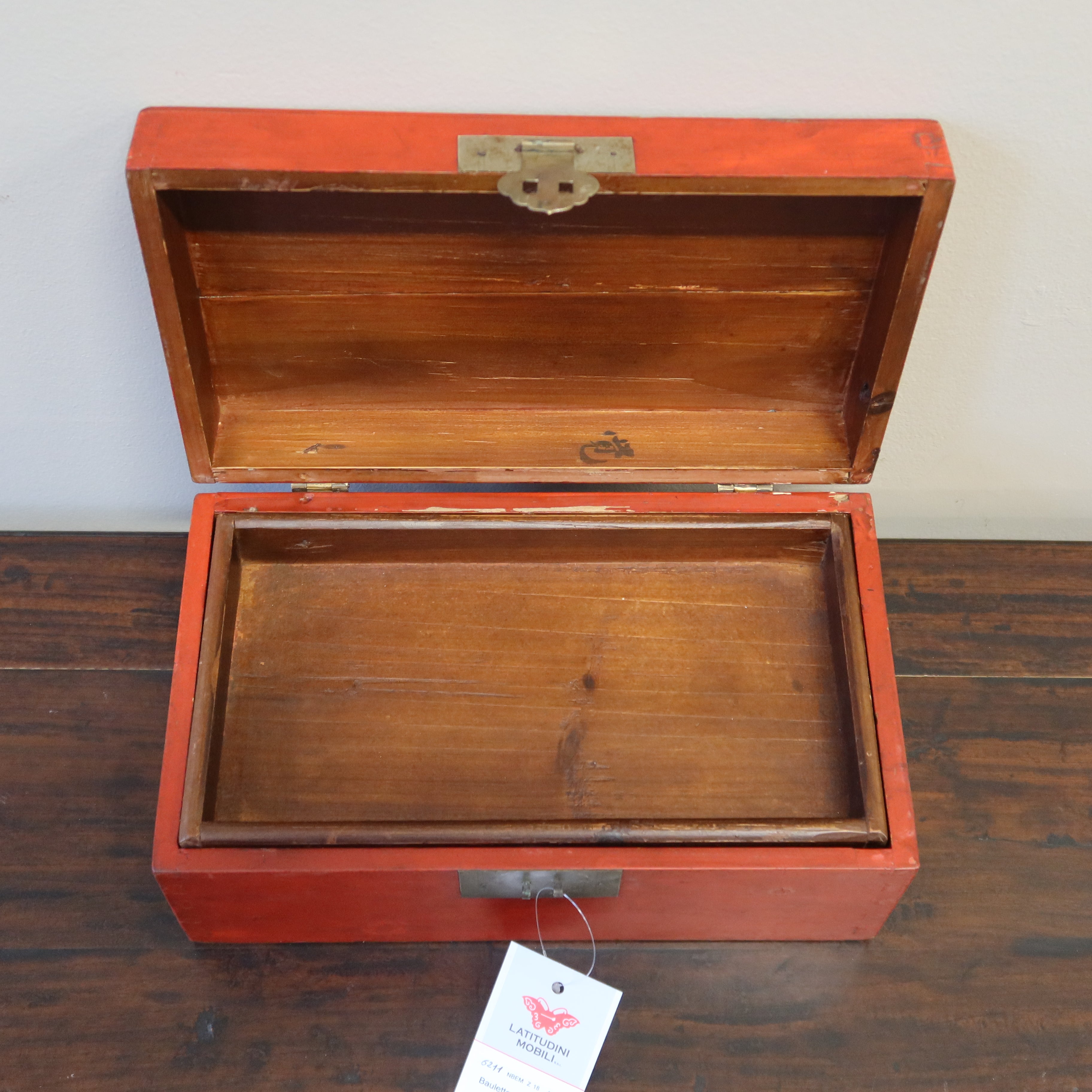 SCATOLA CINESE LACCA ROSSA