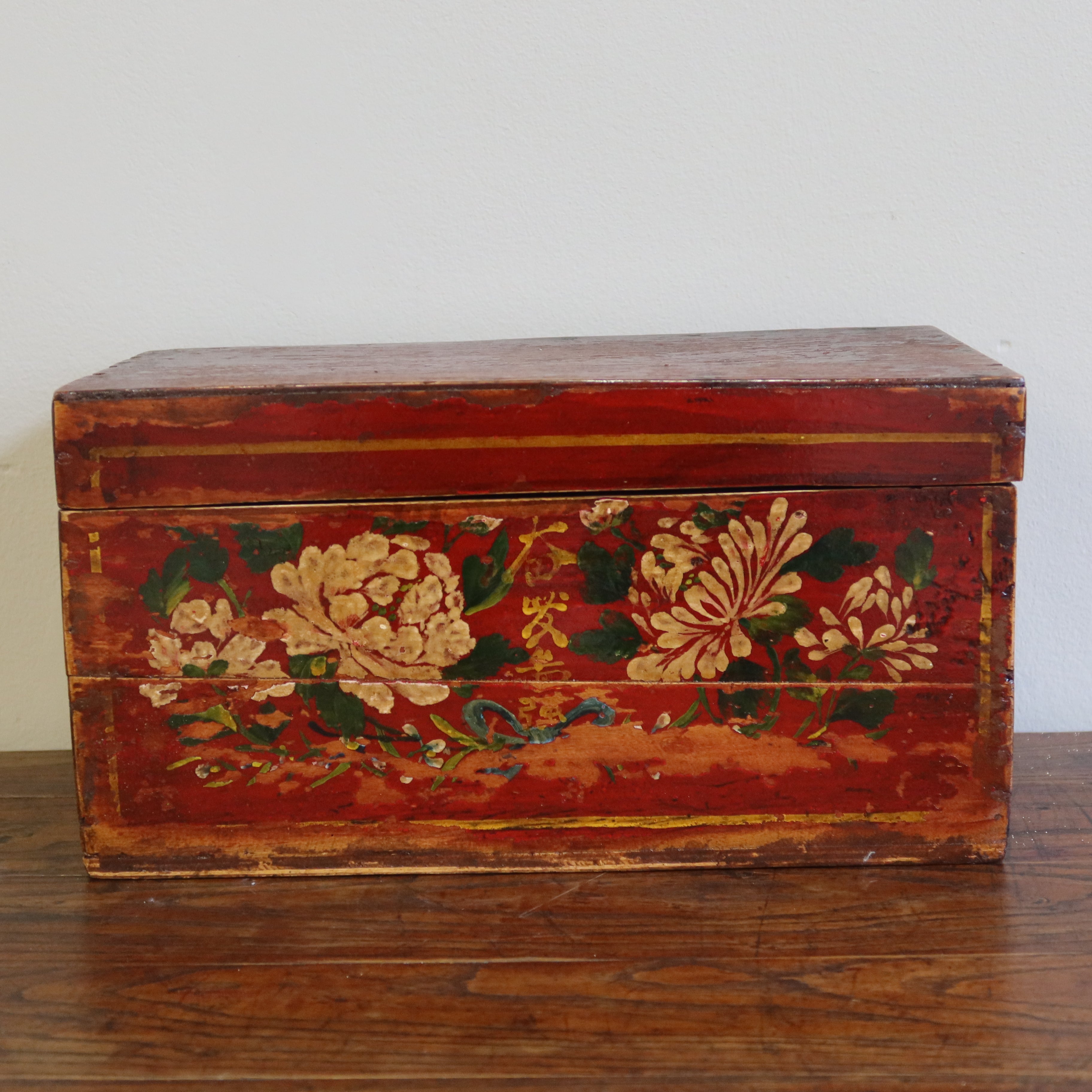 SCATOLA DECORATA DELLA MONGOLIA