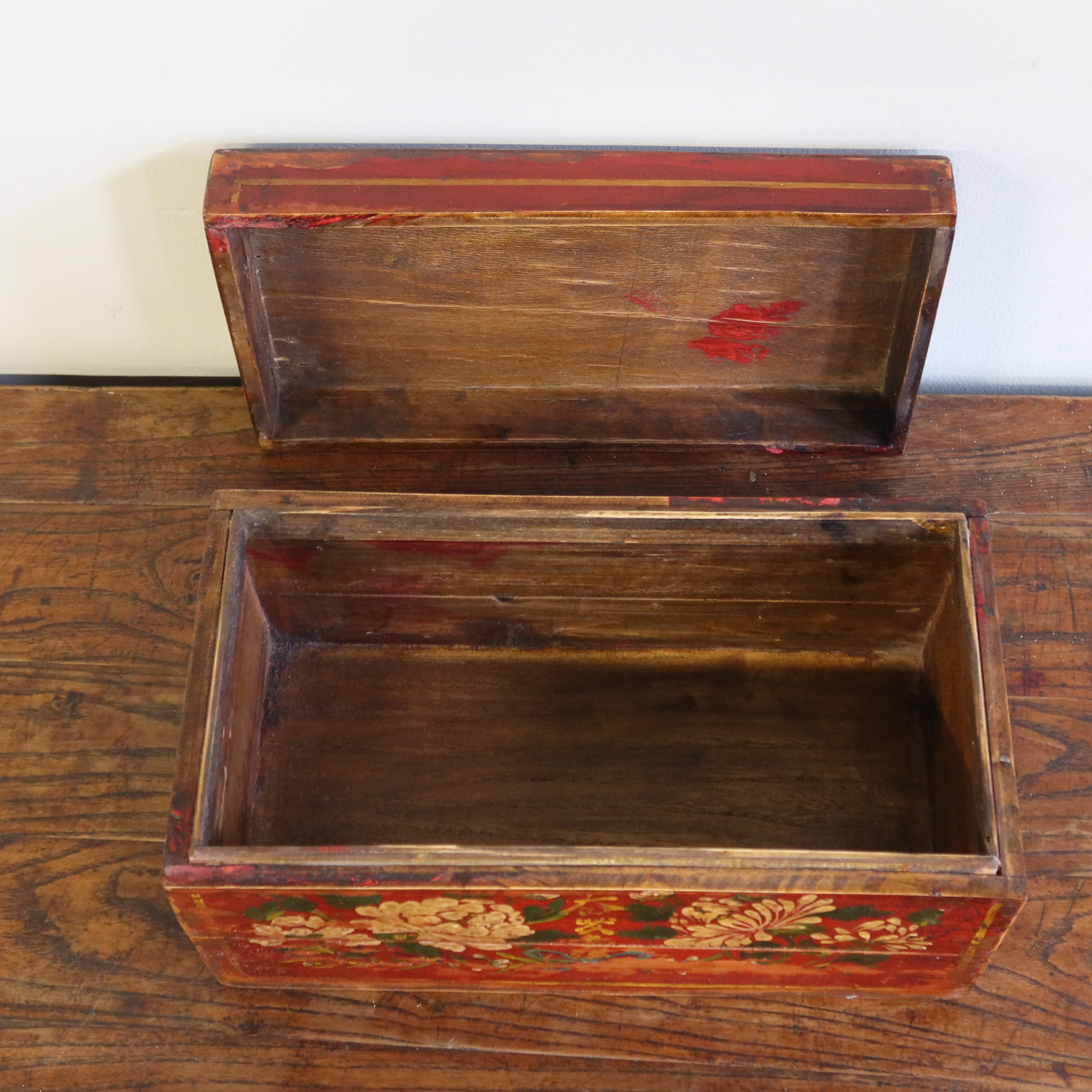 SCATOLA DECORATA DELLA MONGOLIA