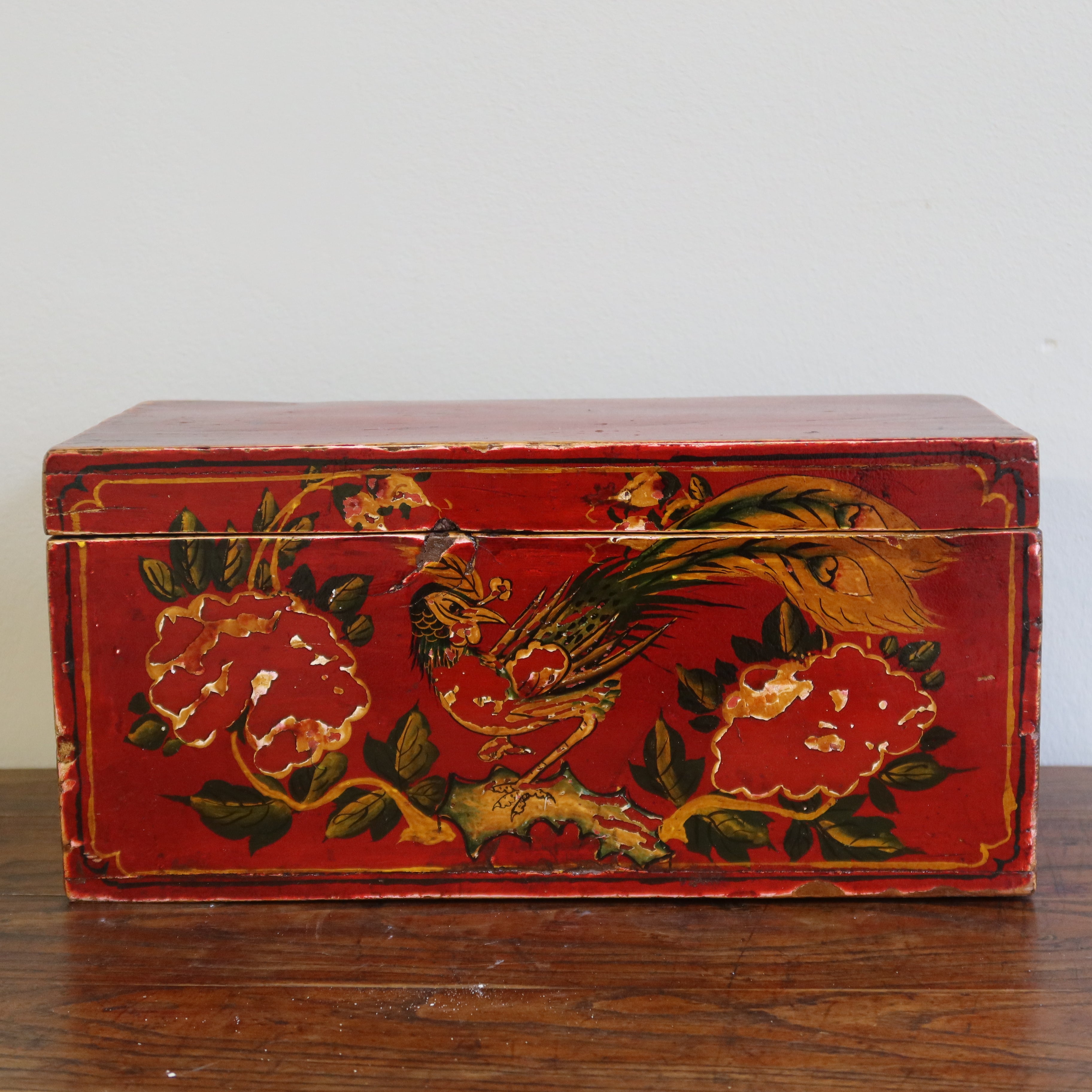 SCATOLA DECORATA DELLA MONGOLIA