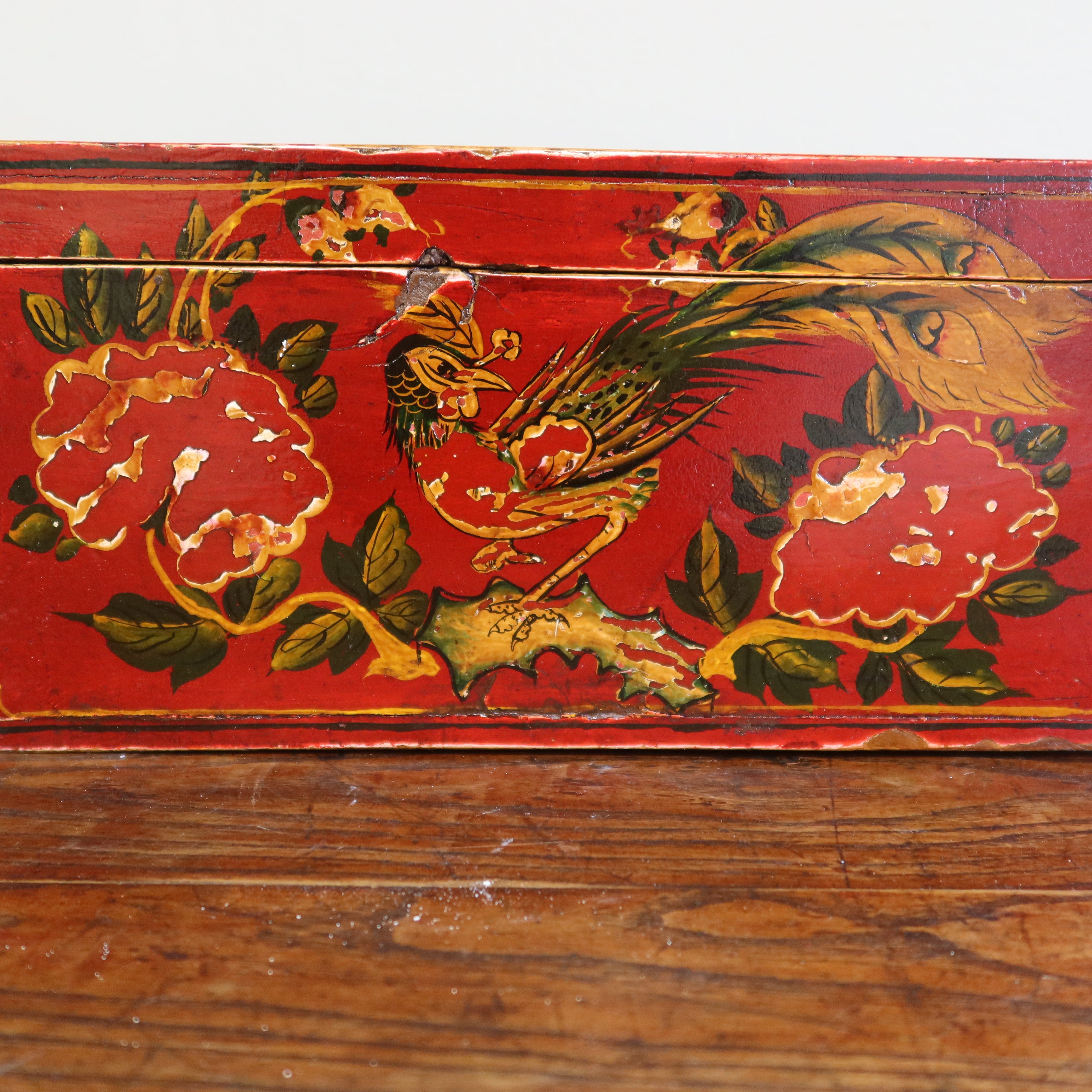 SCATOLA DECORATA DELLA MONGOLIA