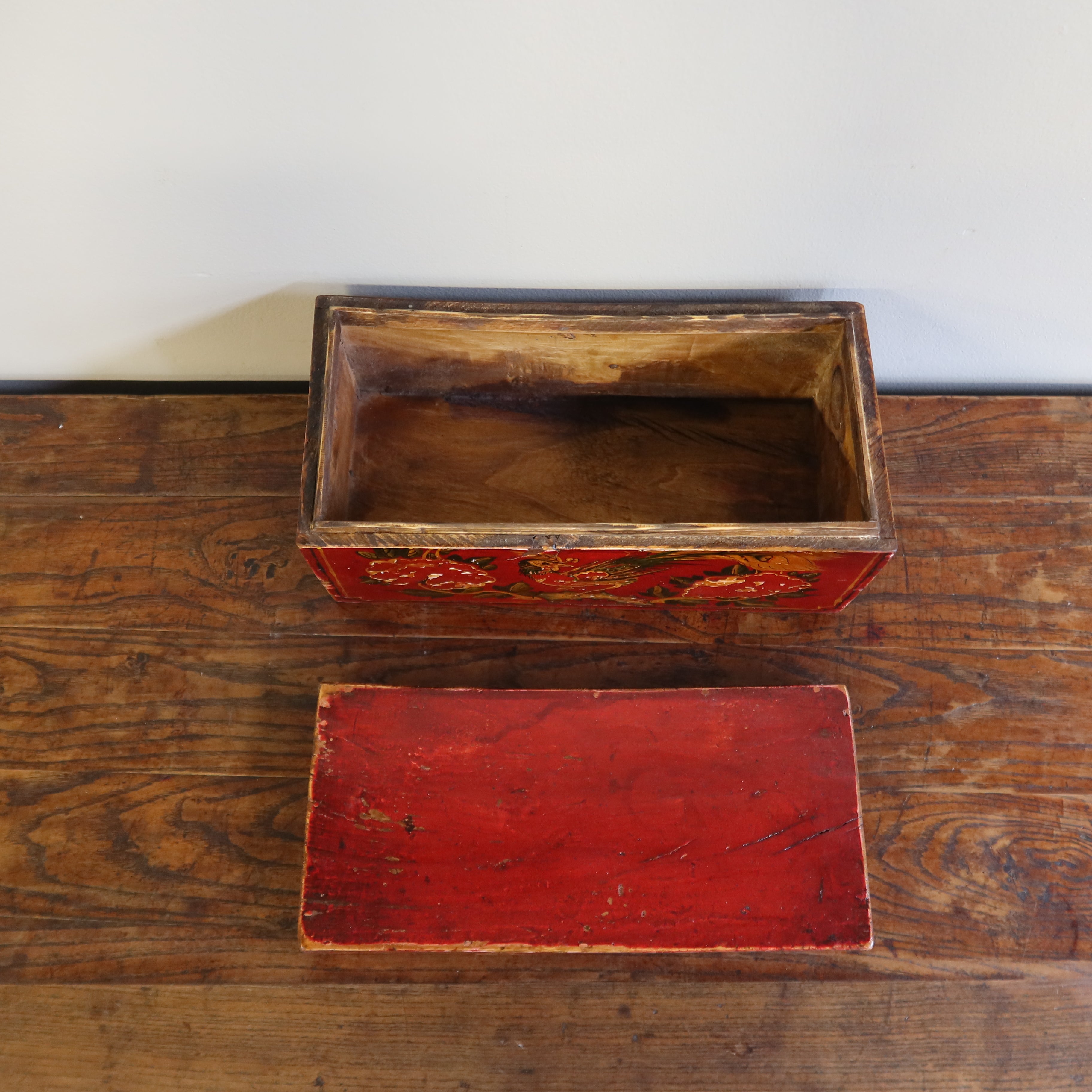 SCATOLA DECORATA DELLA MONGOLIA