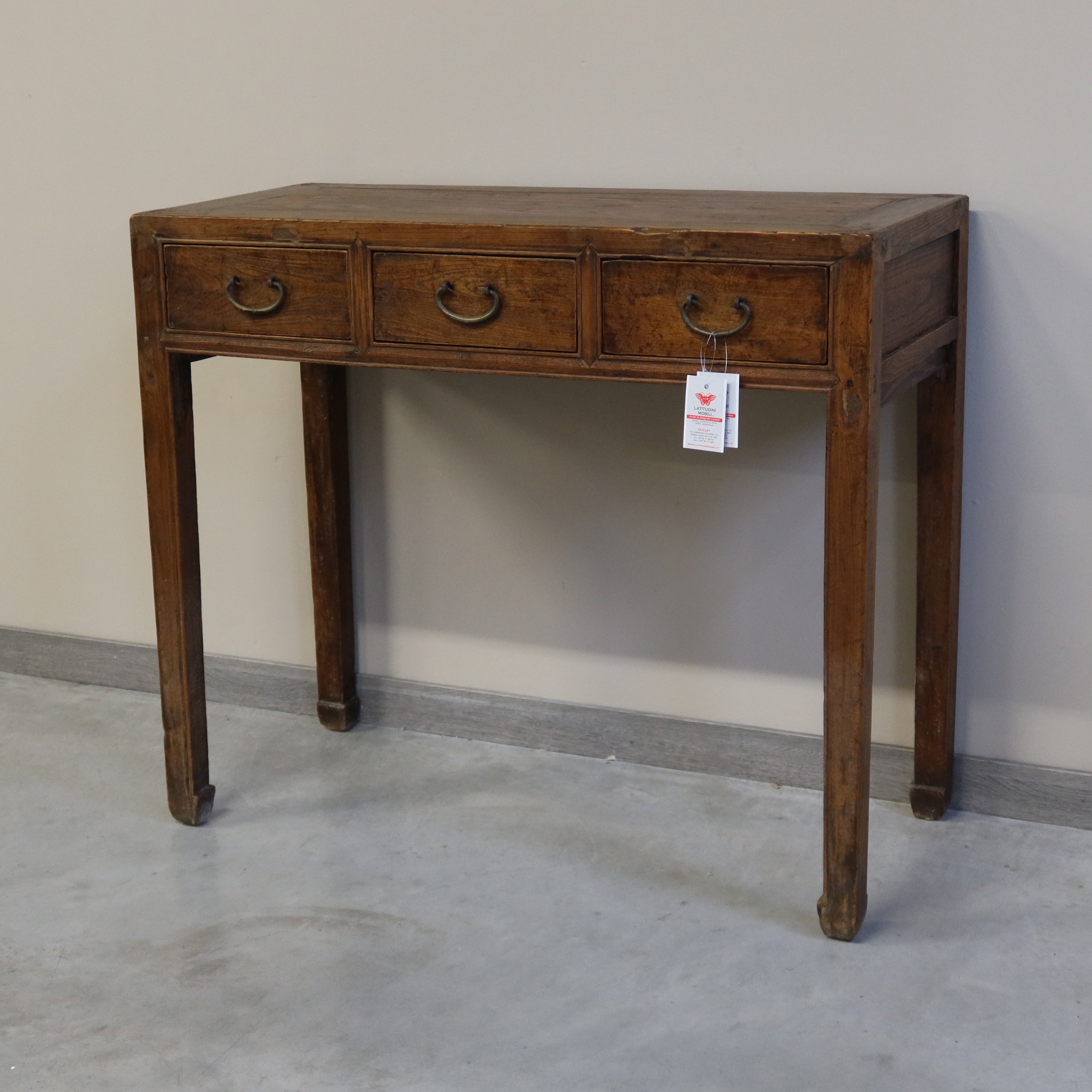 SCRITTOIO CINESE OLMO BIONDO