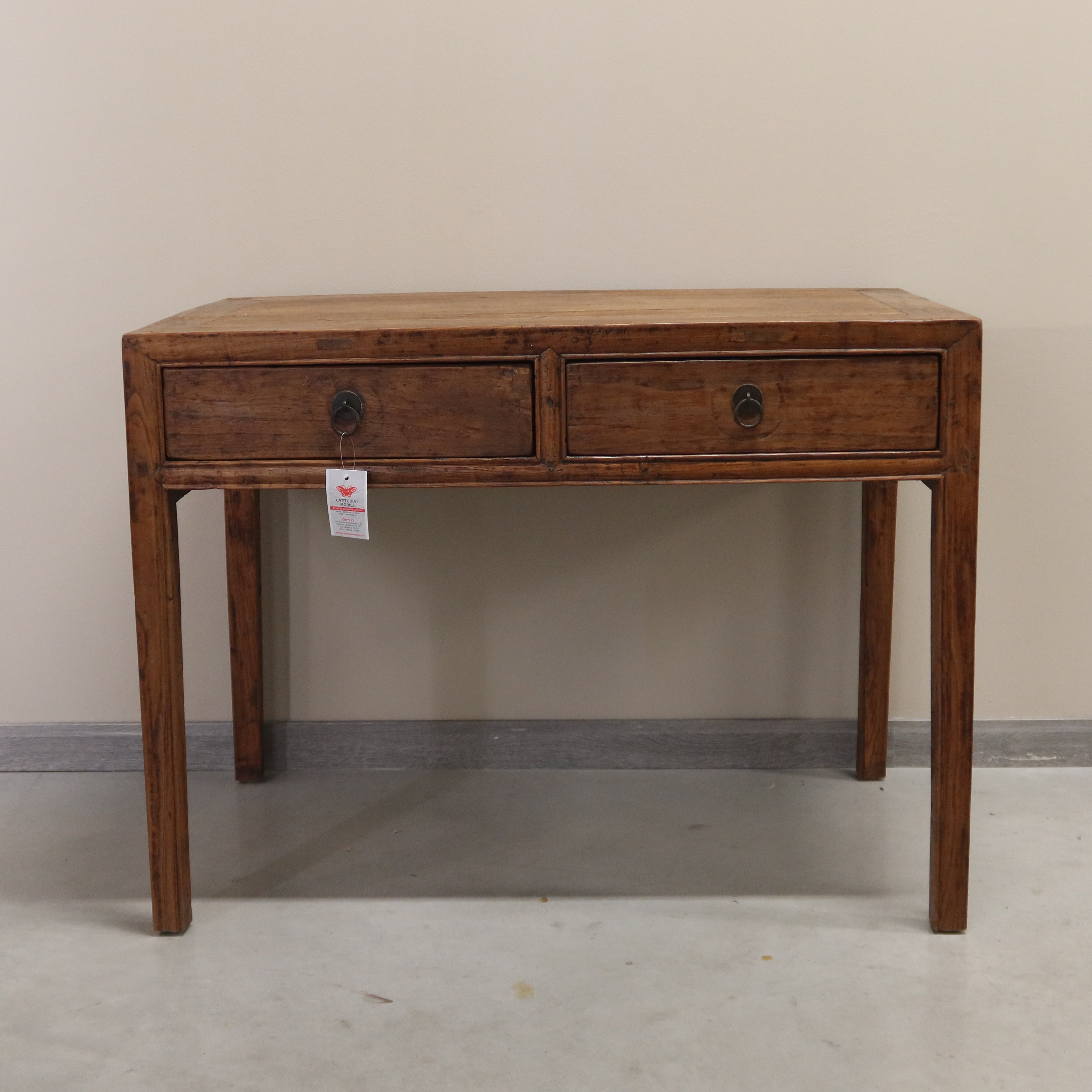 SCRITTOIO OLMO CINESE 2 CASSETTI