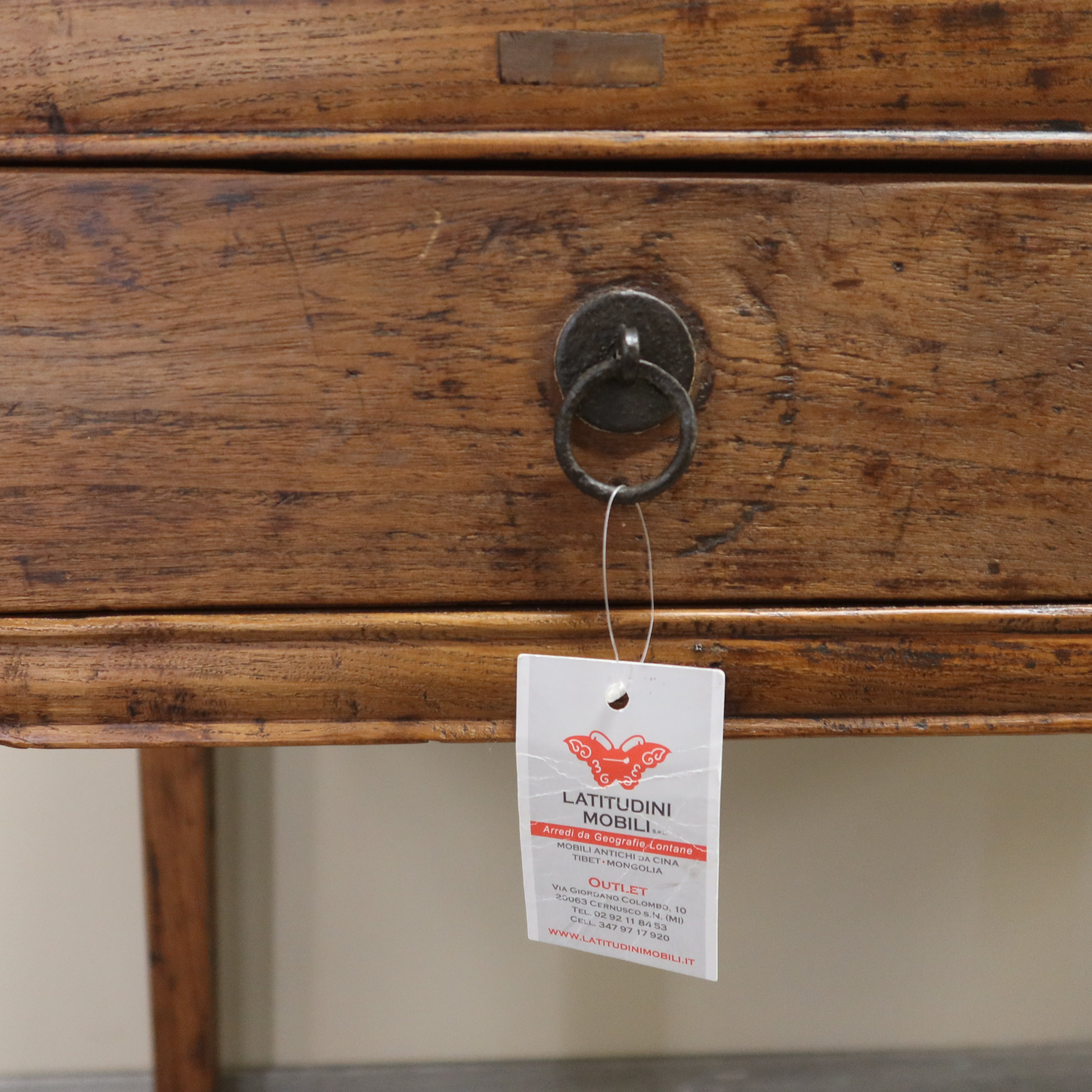 SCRITTOIO OLMO CINESE 2 CASSETTI