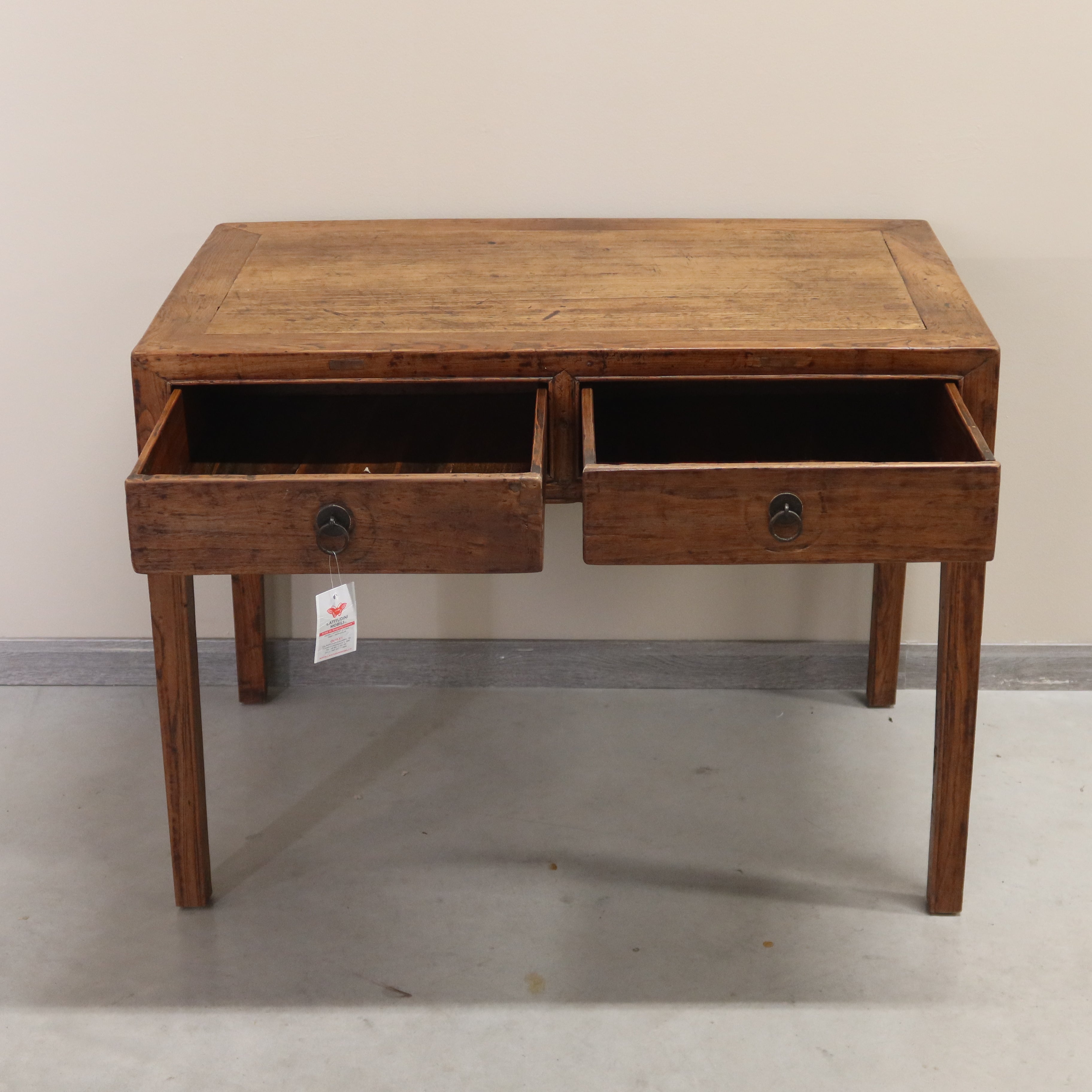 SCRITTOIO OLMO CINESE 2 CASSETTI