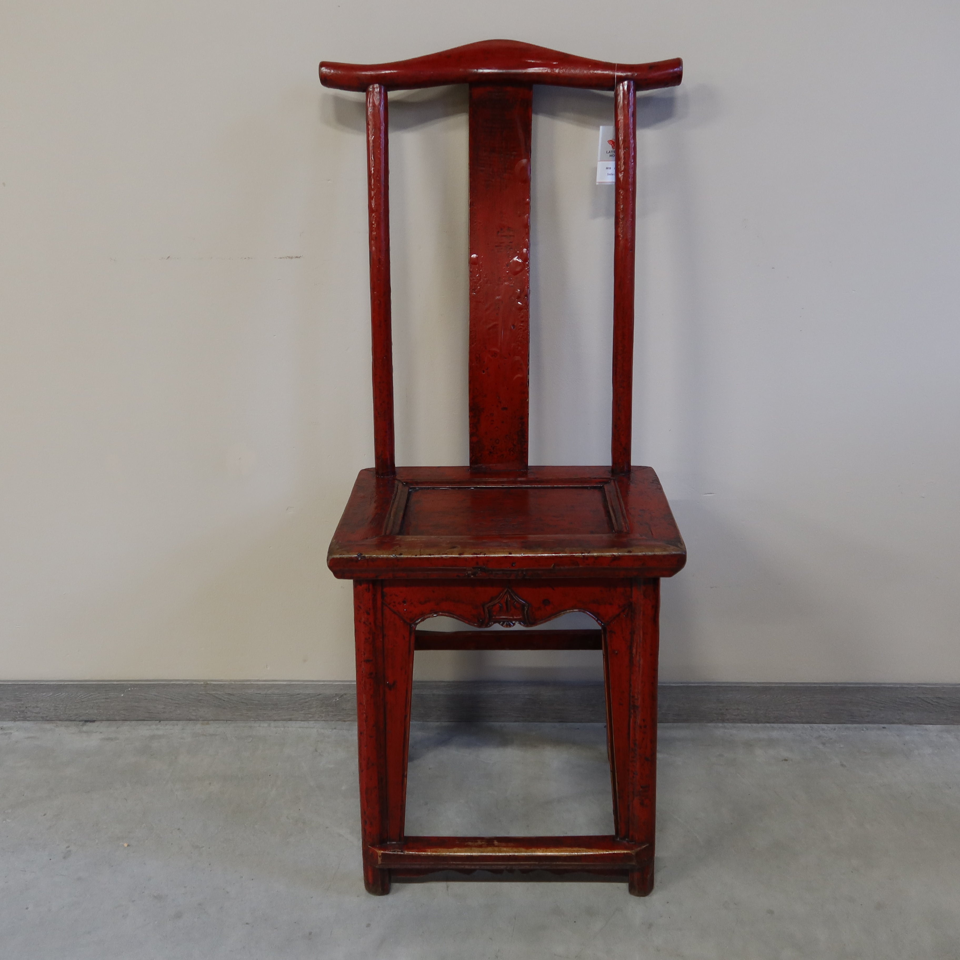 SEDIA DELLO SHANXI LACCA ROSSA