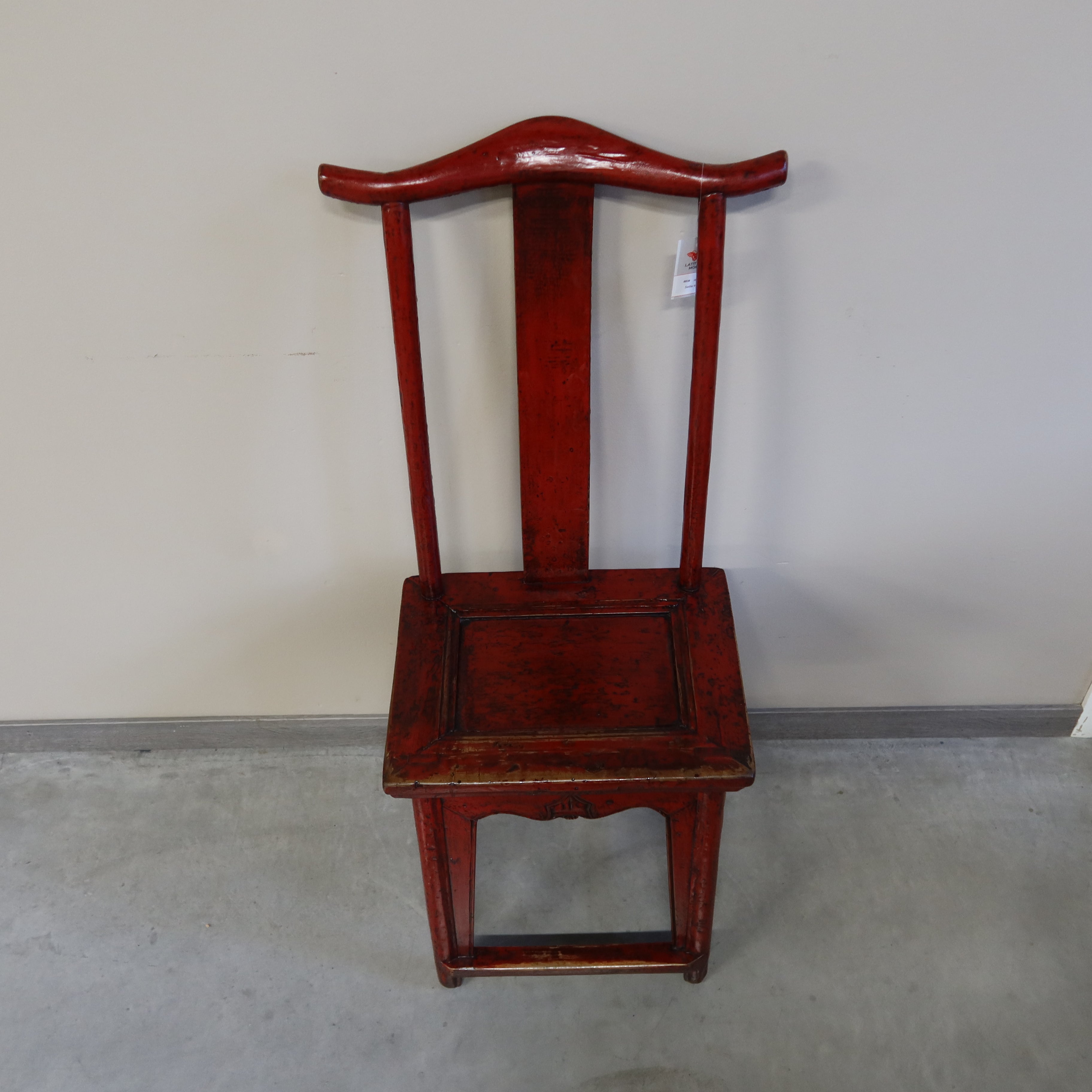 SEDIA DELLO SHANXI LACCA ROSSA