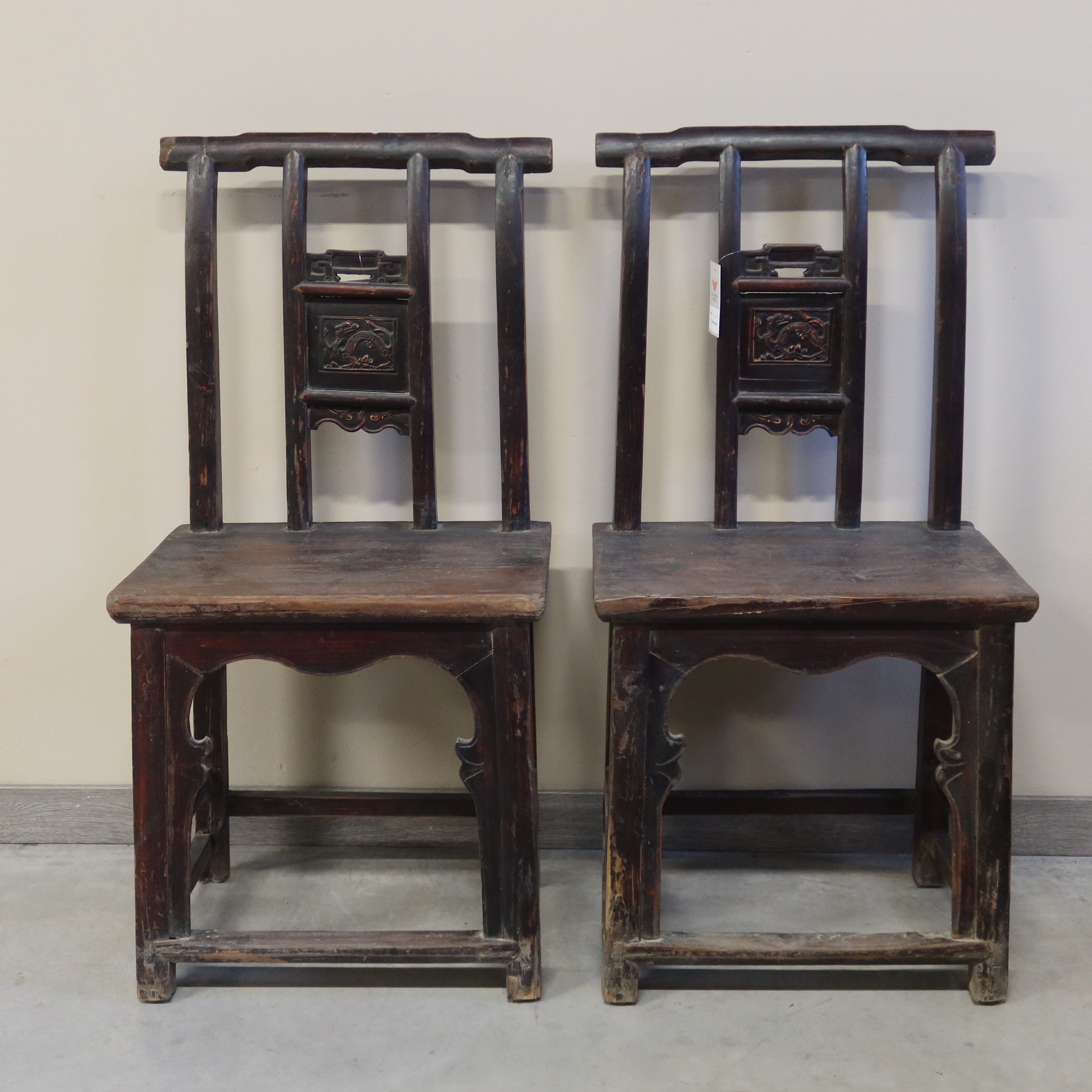 SEDIA DEL FUJIAN SCHIENALE CON FORMELLA INTAGLIATA