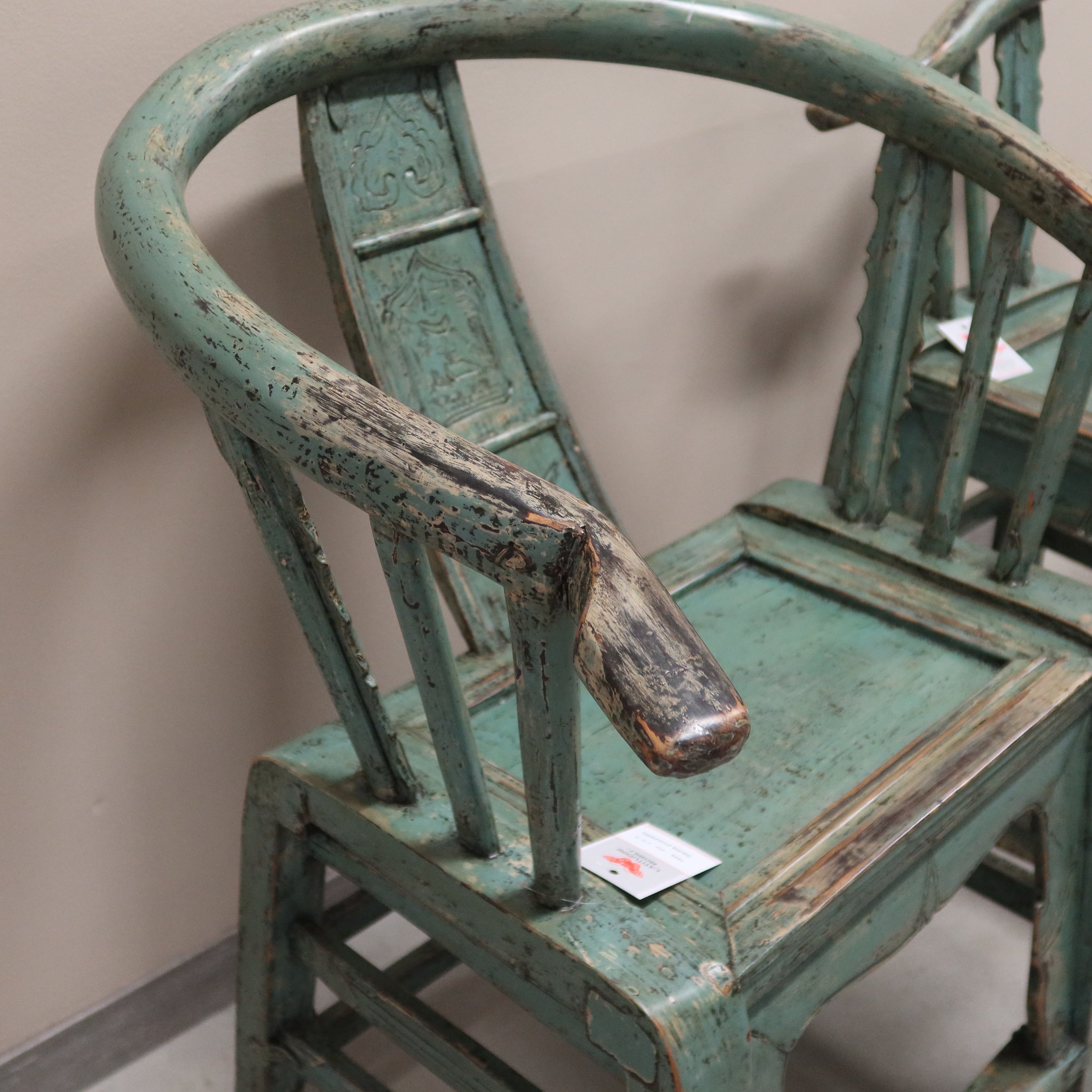 SEDIA CINESE A POZZETTO IN LACCA